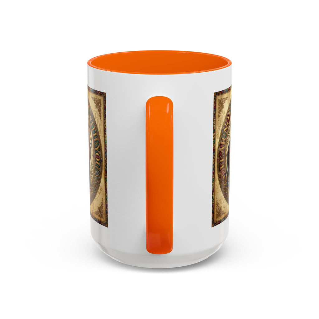 Accent Coffee Mug (11, 15oz) "Fear not, for I am with you" Isaiah 41:10
