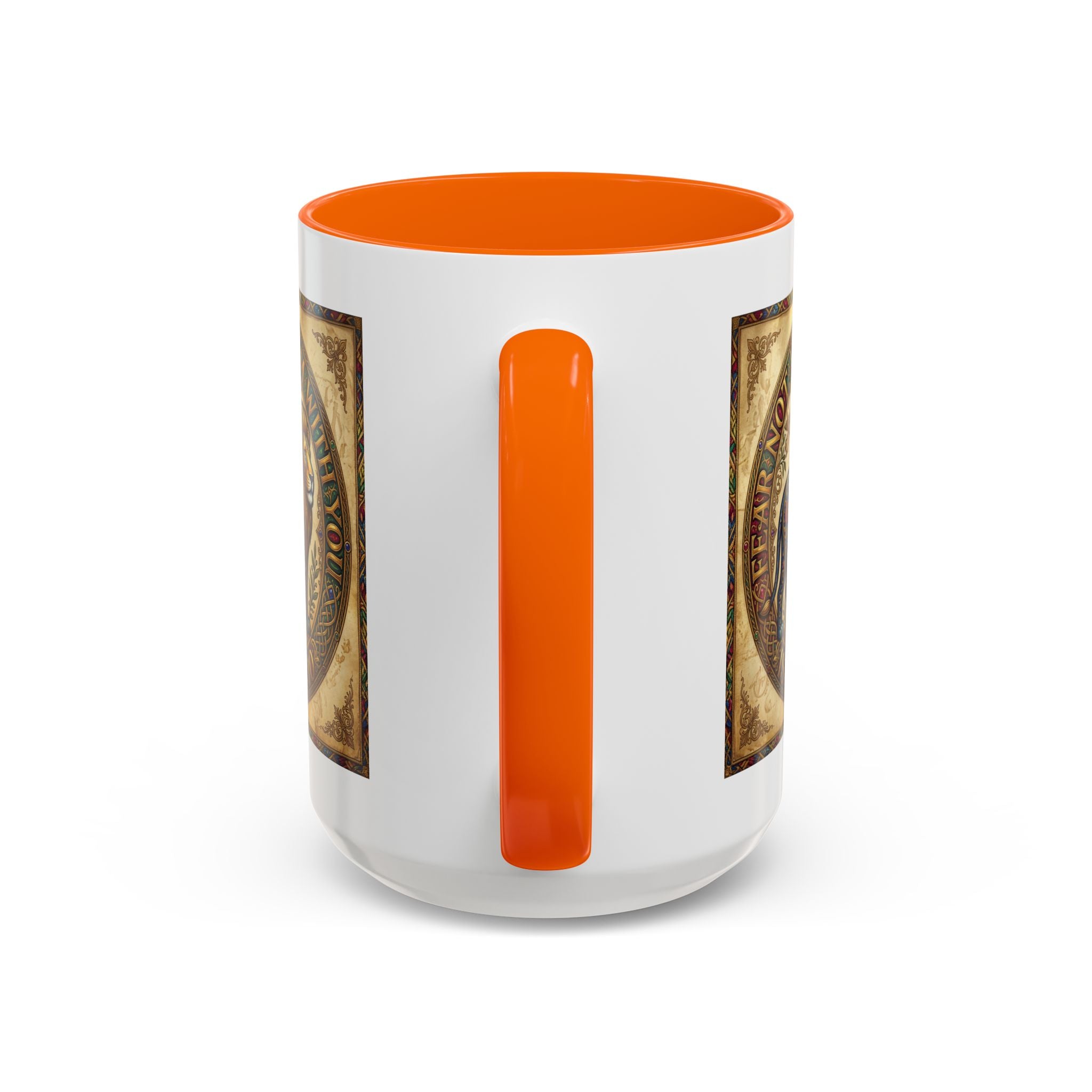 Accent Coffee Mug (11, 15oz) "Fear not, for I am with you" Isaiah 41:10