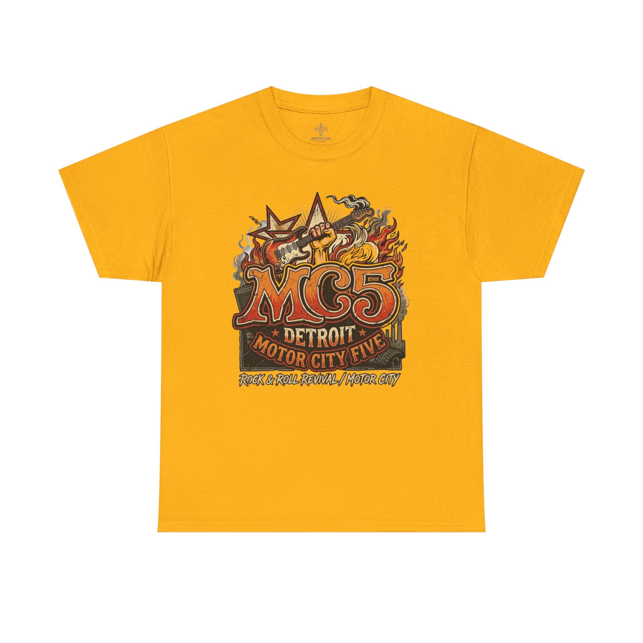 Unisex Heavy Cotton Tee MC5 Rock Revolution