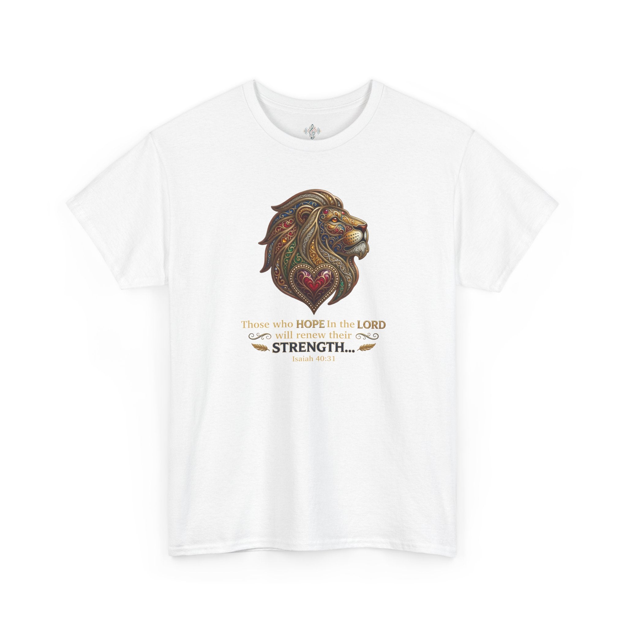 Unisex Heavy Cotton Tee - “ Those who hope in the Lord… “ Isaiah 40:31