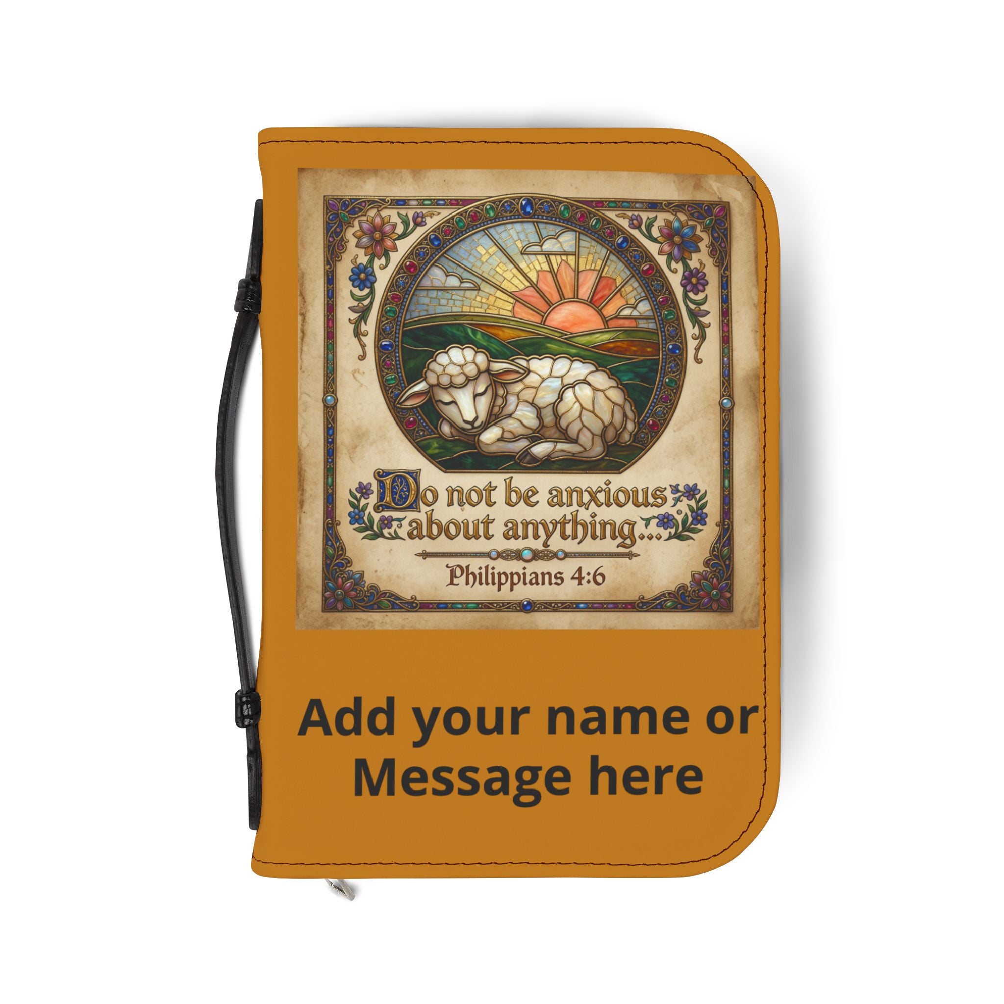 Bible Cover - “Be not anxious about anything…”