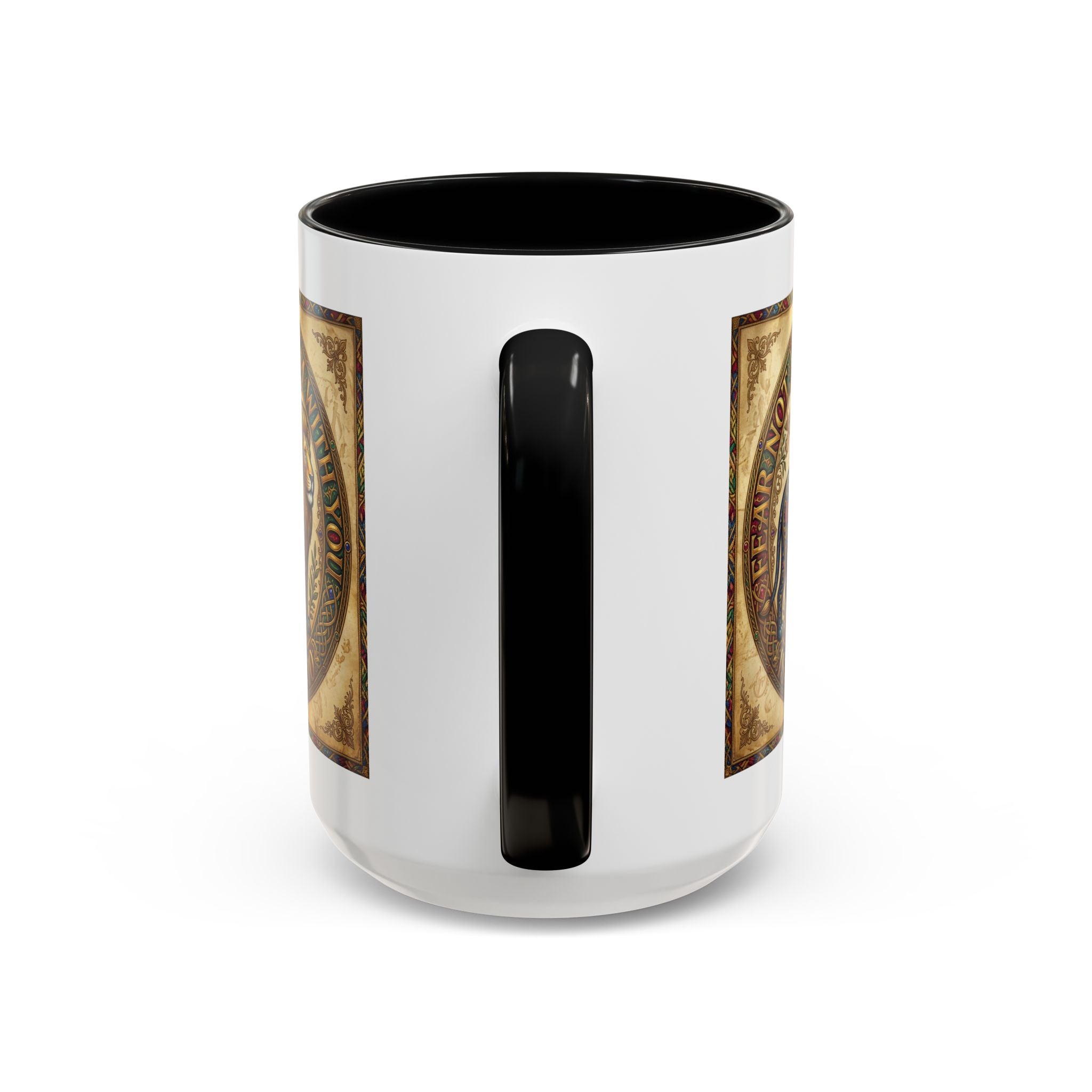 Accent Coffee Mug (11, 15oz) "Fear not, for I am with you" Isaiah 41:10
