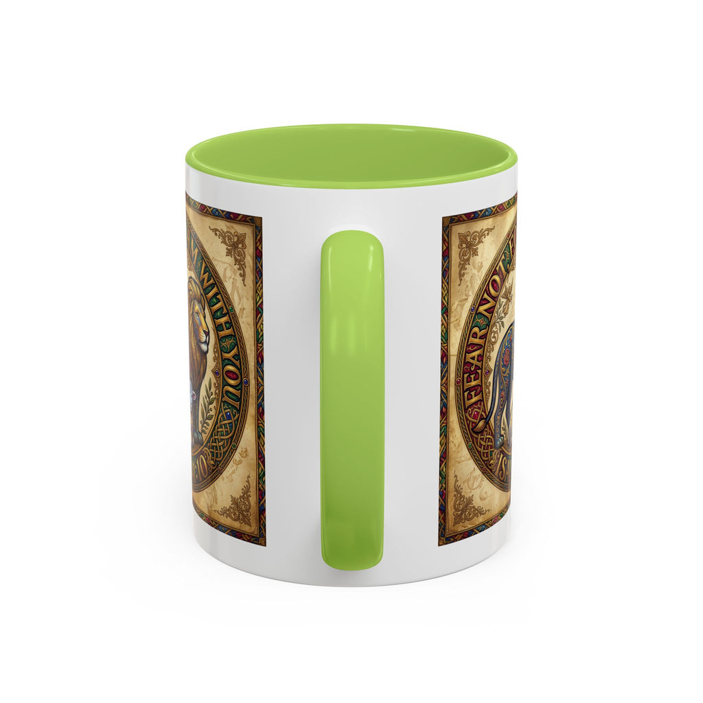 Accent Coffee Mug (11, 15oz) "Fear not, for I am with you" Isaiah 41:10