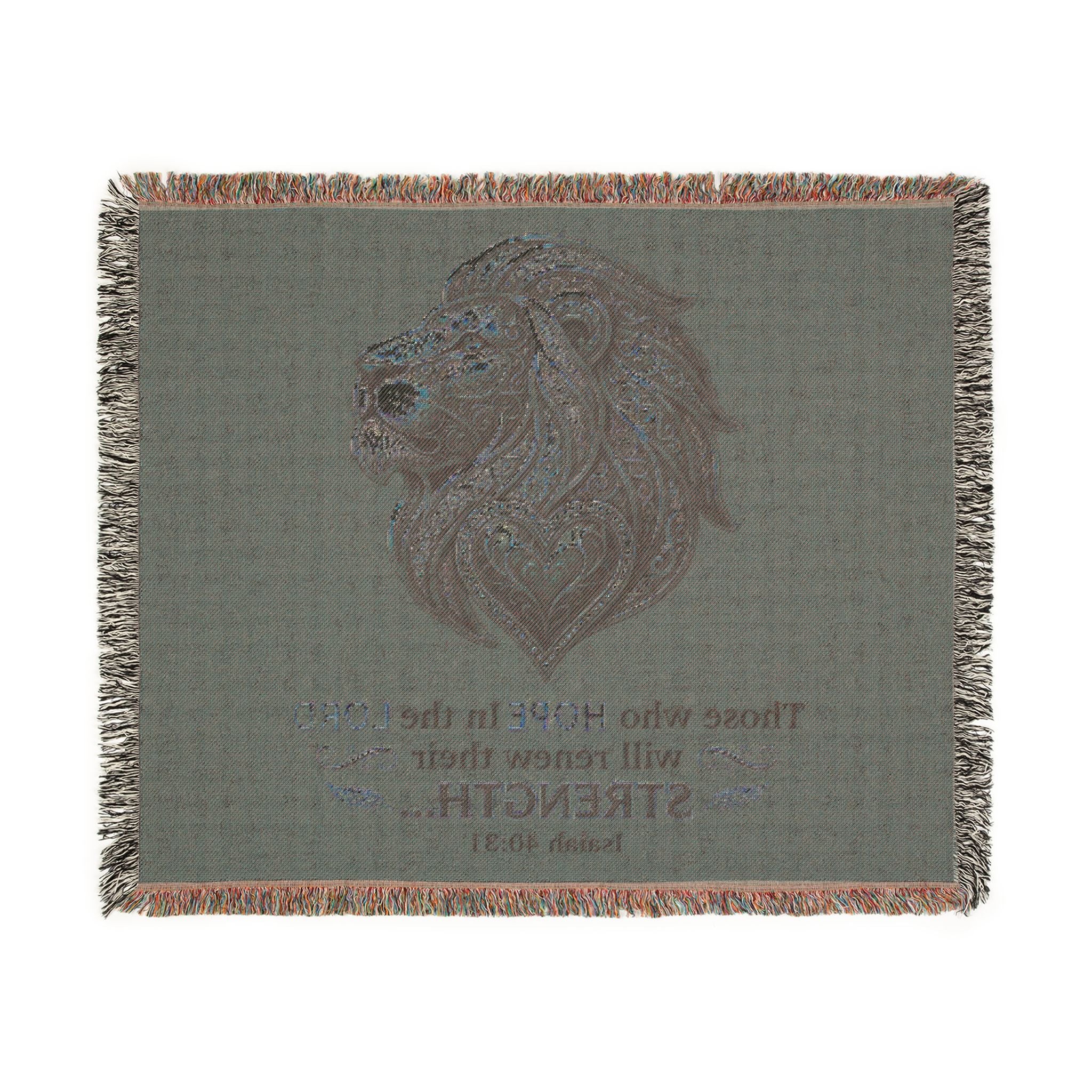 Woven Blanket - “Those who hope in the Lord...”Isaiah 40:31