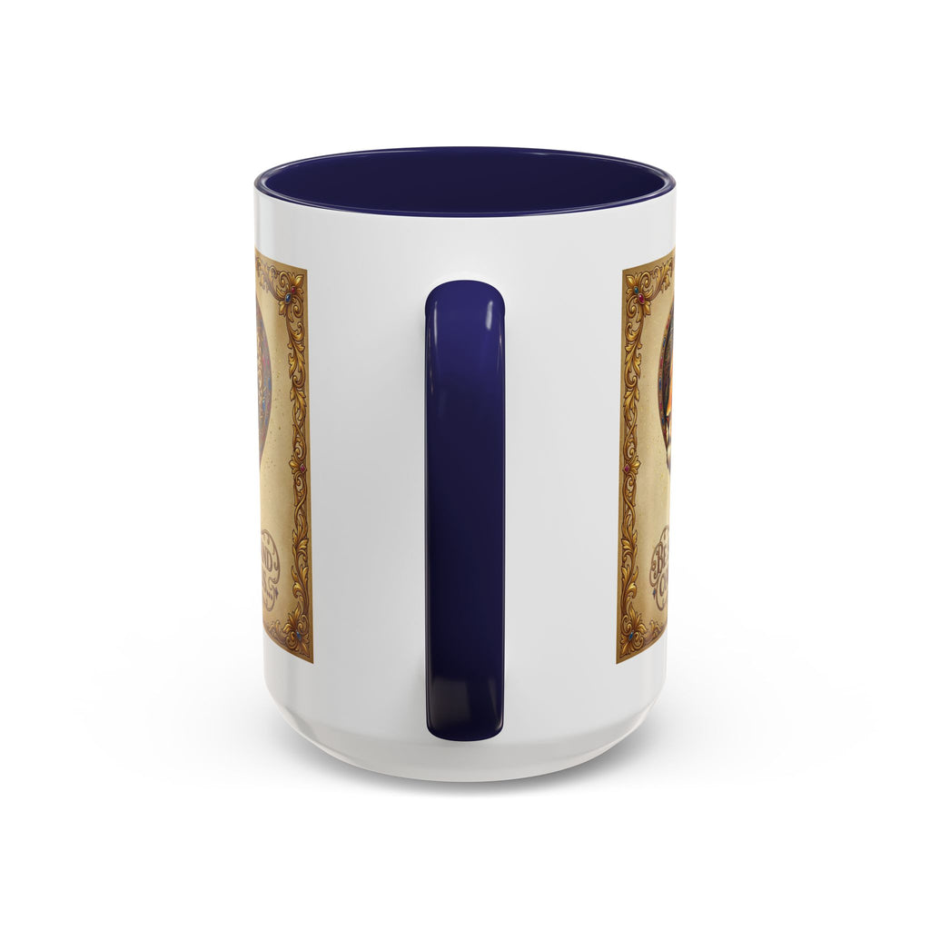 Accent Coffee Mug (11, 15oz) "Be strong and courageous" Joshua 1:9