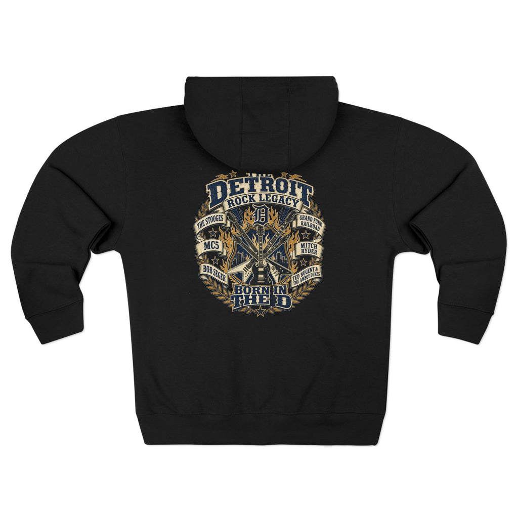 Unisex Zip Hoodie - Detroit Rock Legacy