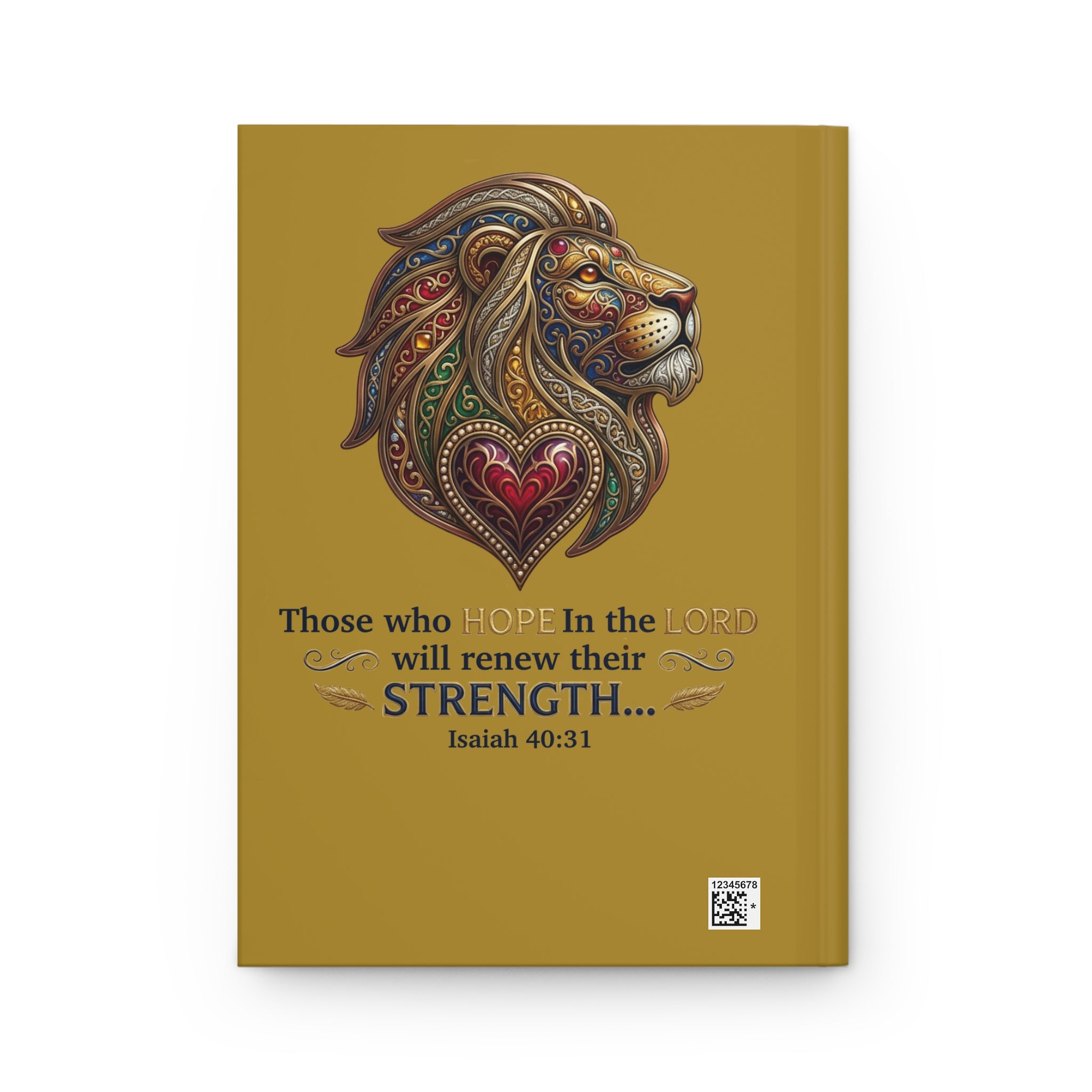 Personalized Hardcover Journal Matte - "Those who hope inthe Lord..."