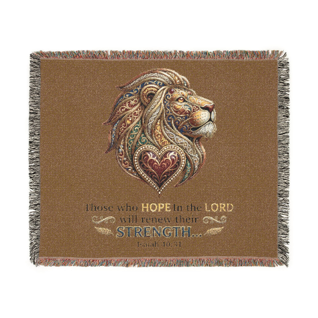 Woven Blanket - “Those who hope in the Lord...”Isaiah 40:31