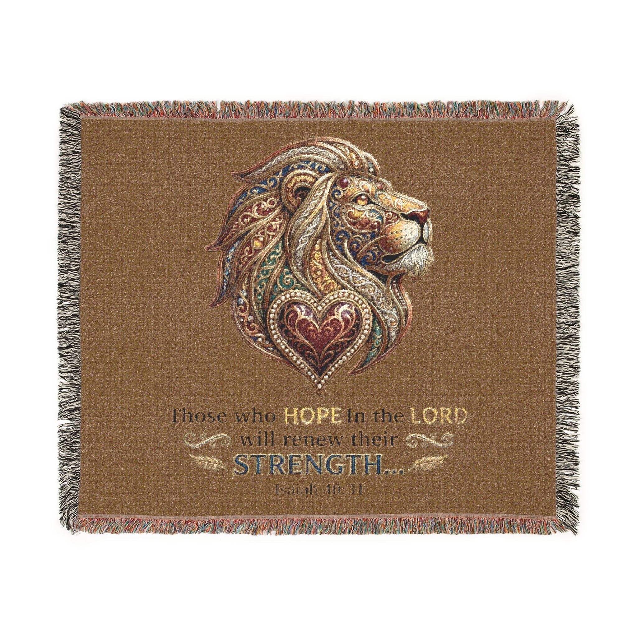 Woven Blanket - “Those who hope in the Lord...”Isaiah 40:31