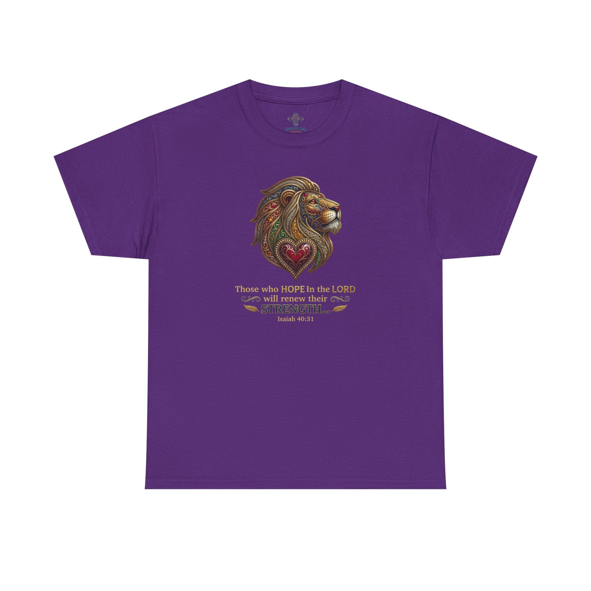 Unisex Heavy Cotton Tee - “ Those who hope in the Lord… “ Isaiah 40:31