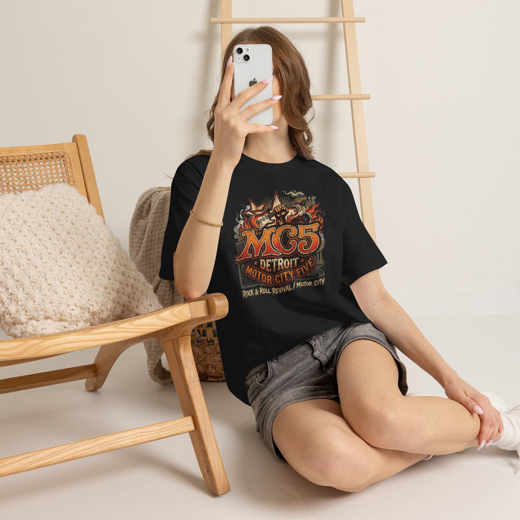 Unisex Heavy Cotton Tee MC5 Rock Revolution