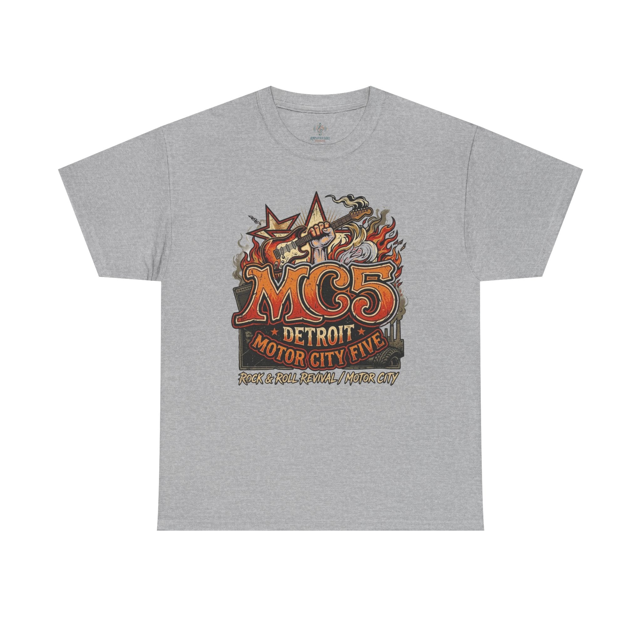 Unisex Heavy Cotton Tee MC5 Rock Revolution