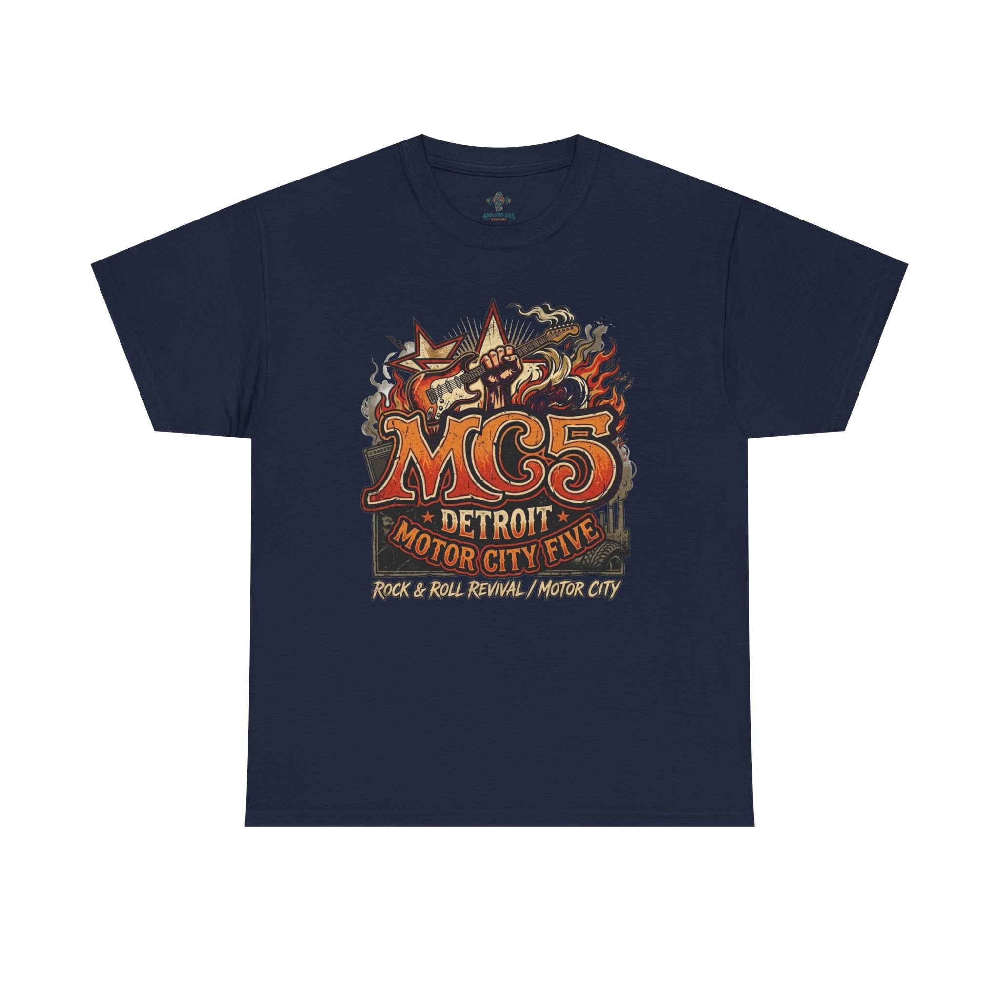 Unisex Heavy Cotton Tee MC5 Rock Revolution