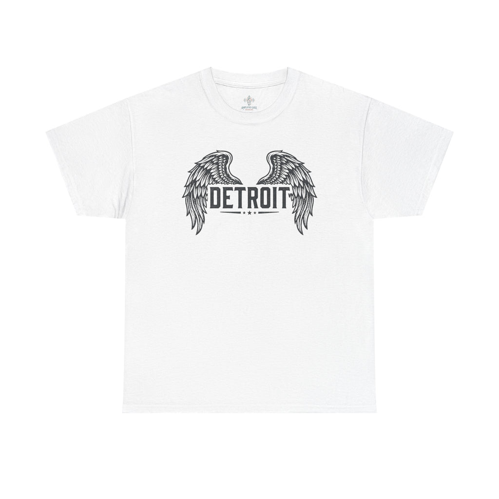 Copy of Unisex Heavy Cotton Tee - DETROIT WINGED, black