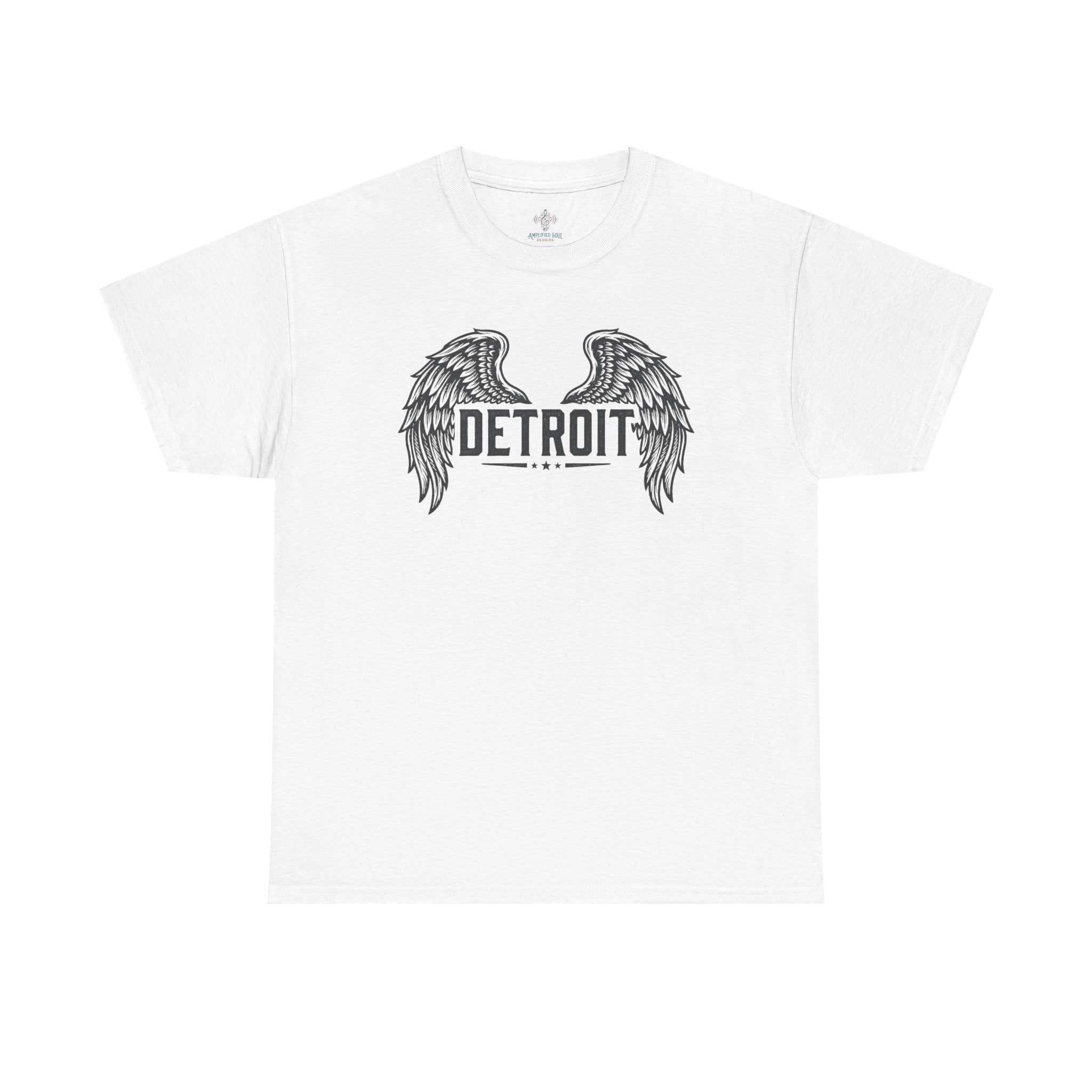 Copy of Unisex Heavy Cotton Tee - DETROIT WINGED, black