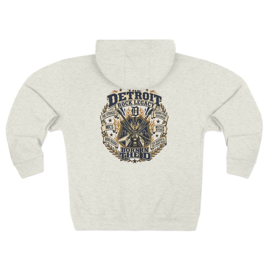 Unisex Zip Hoodie - Detroit Rock Legacy
