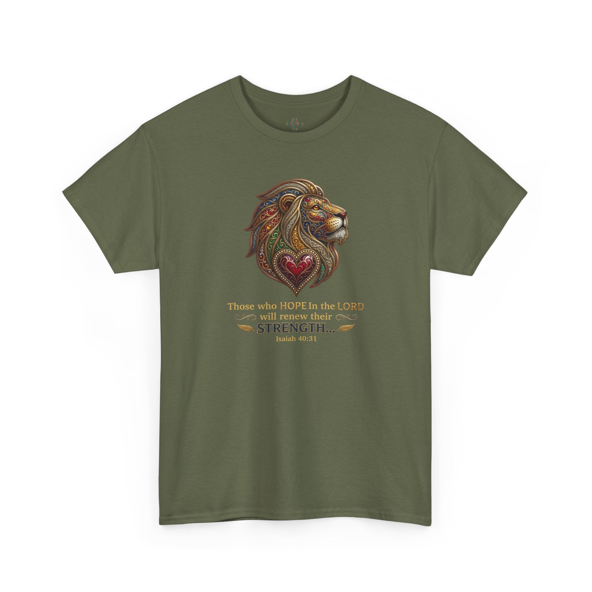 Unisex Heavy Cotton Tee - “ Those who hope in the Lord… “ Isaiah 40:31