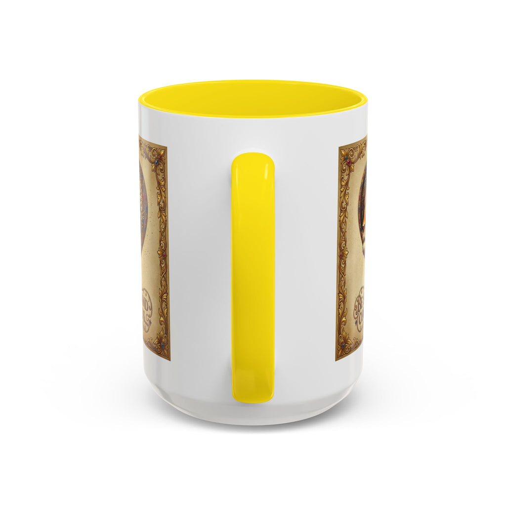 Accent Coffee Mug (11, 15oz) "Be strong and courageous" Joshua 1:9