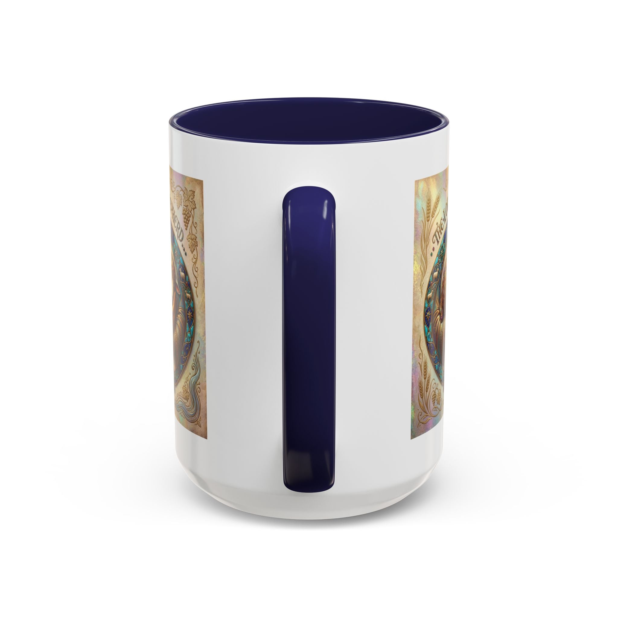 Accent Coffee Mug (11, 15oz) "The Lord is my Shepherd" Psalms 23:1