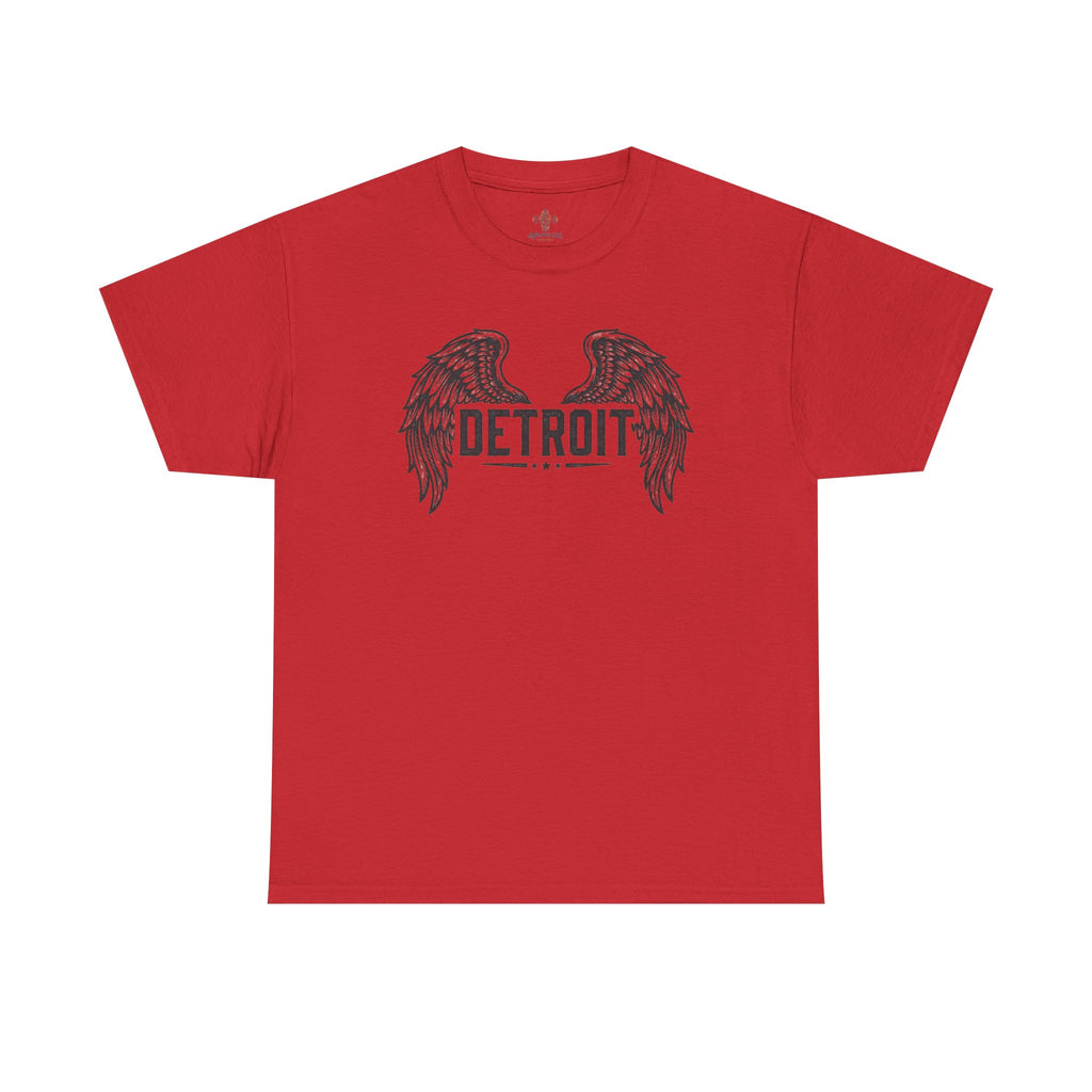 Copy of Unisex Heavy Cotton Tee - DETROIT WINGED, black