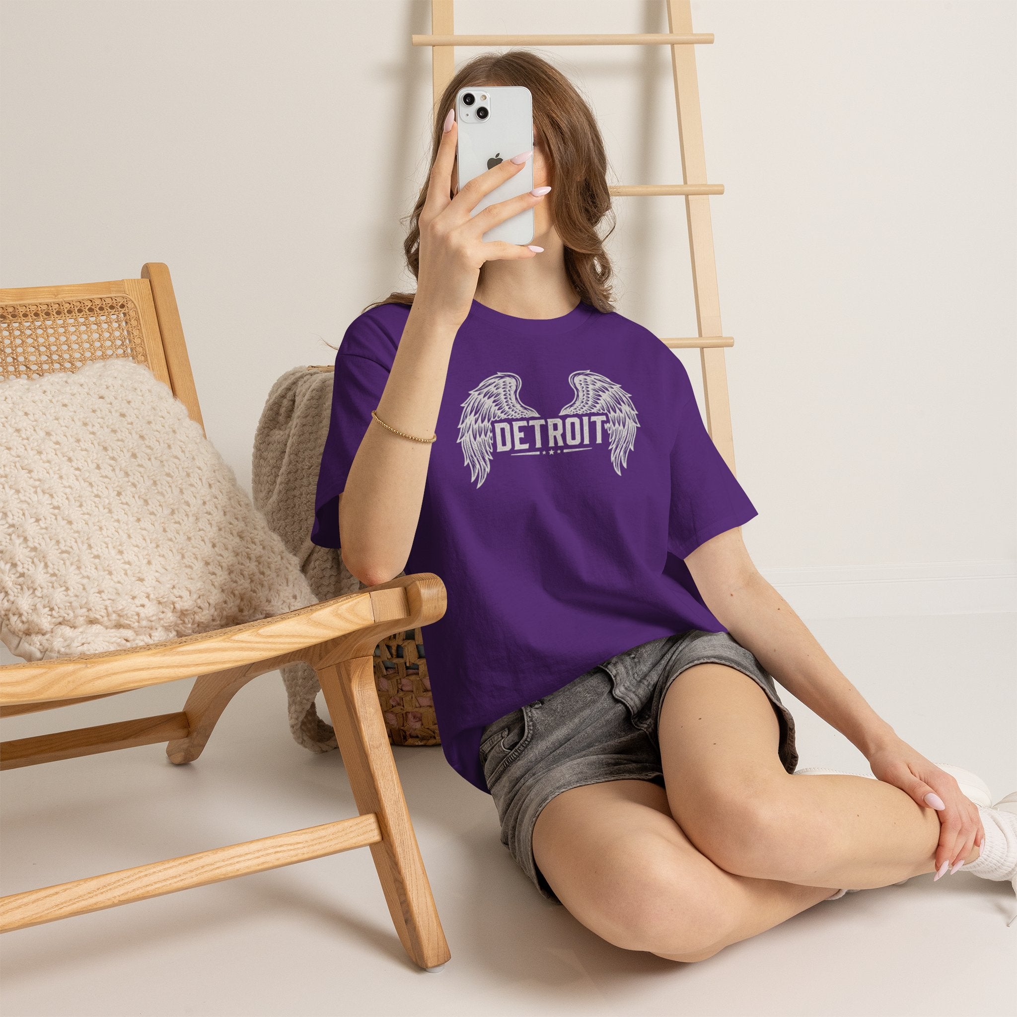 Unisex Heavy Cotton Tee - DETROIT WINGED