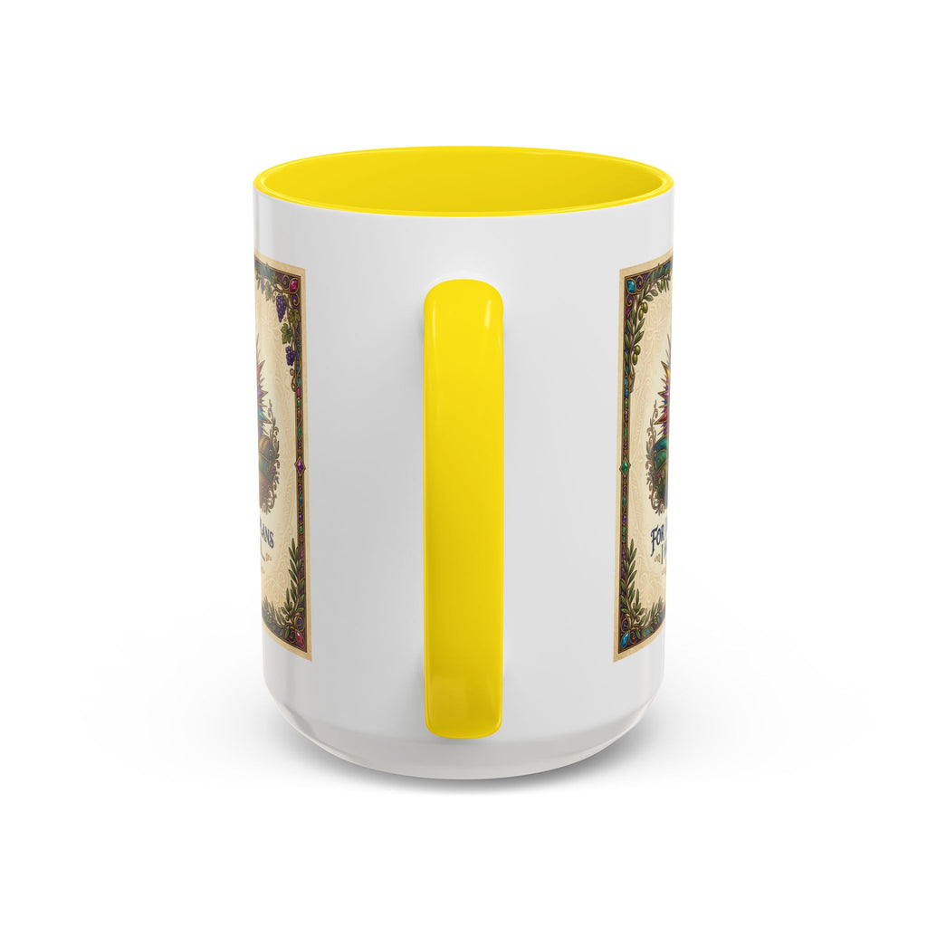 Accent Coffee Mug (11, 15oz) "for I know the plans I have for you" Jeremiah 29:11