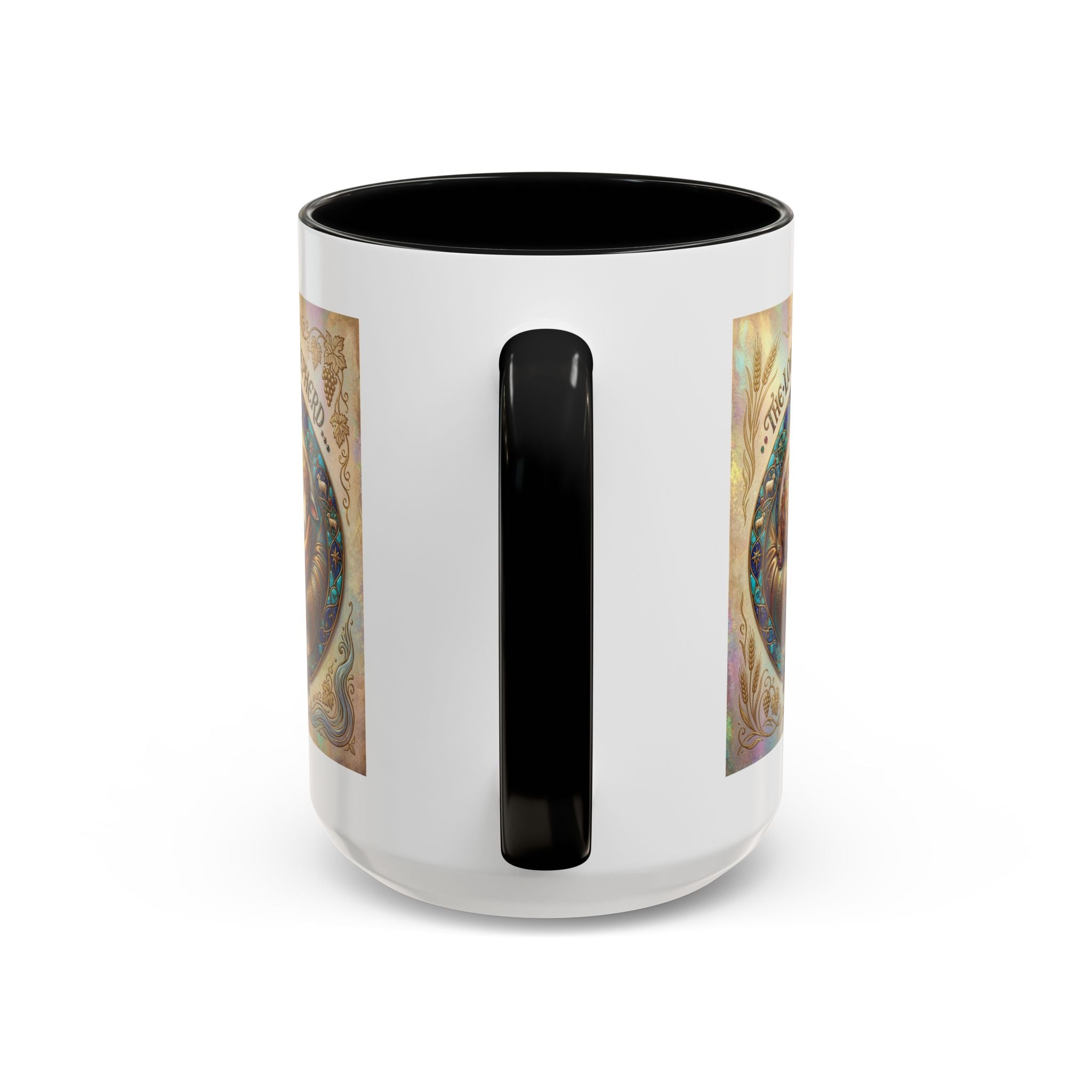 Accent Coffee Mug (11, 15oz) "The Lord is my Shepherd" Psalms 23:1