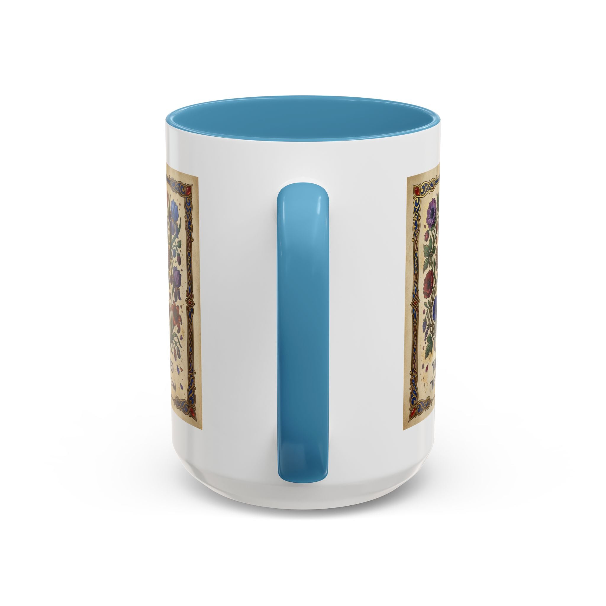 Accent Coffee Mug (11, 15oz) "For God so loved the world" John 3:16