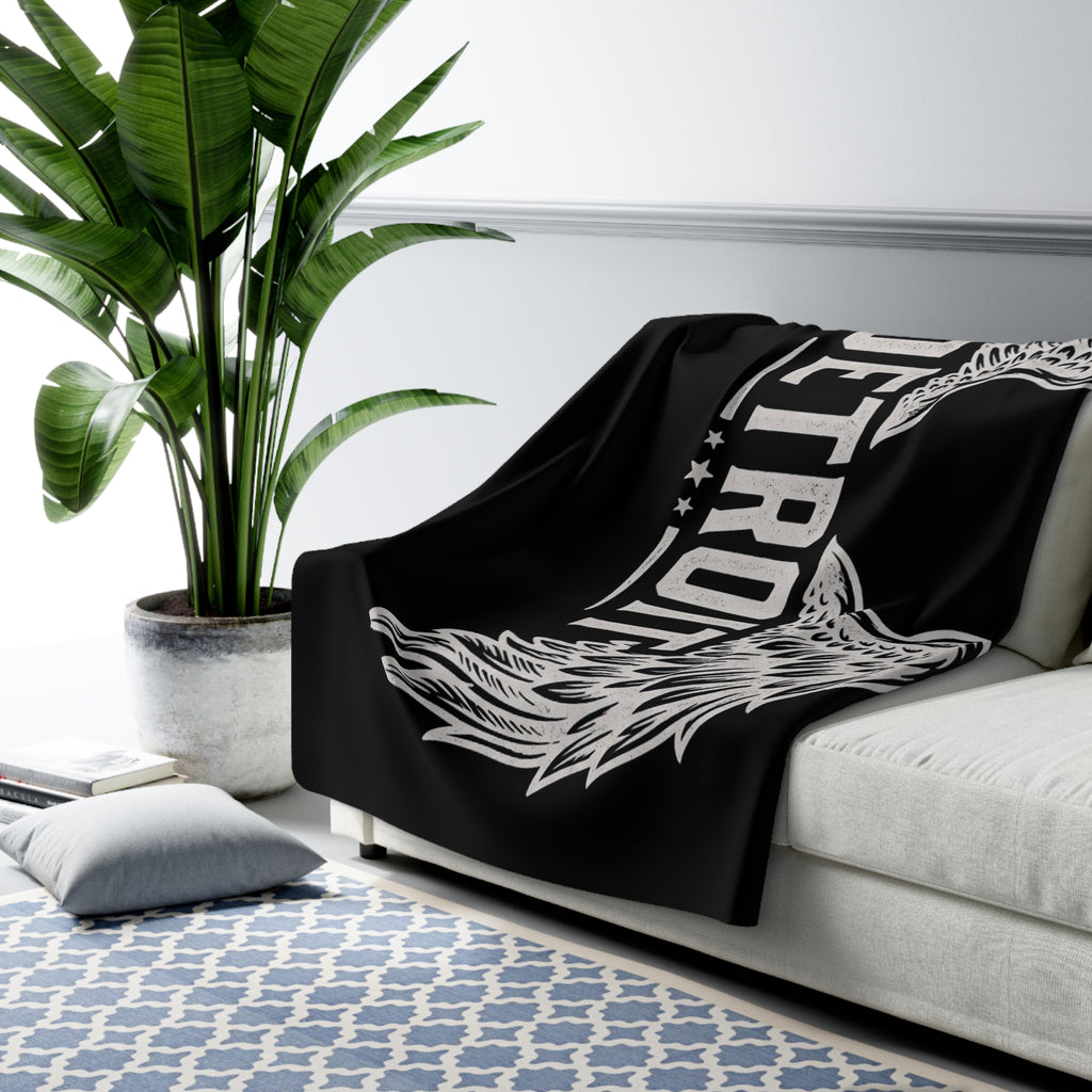 Sherpa Fleece Blanket - Detroit Wings