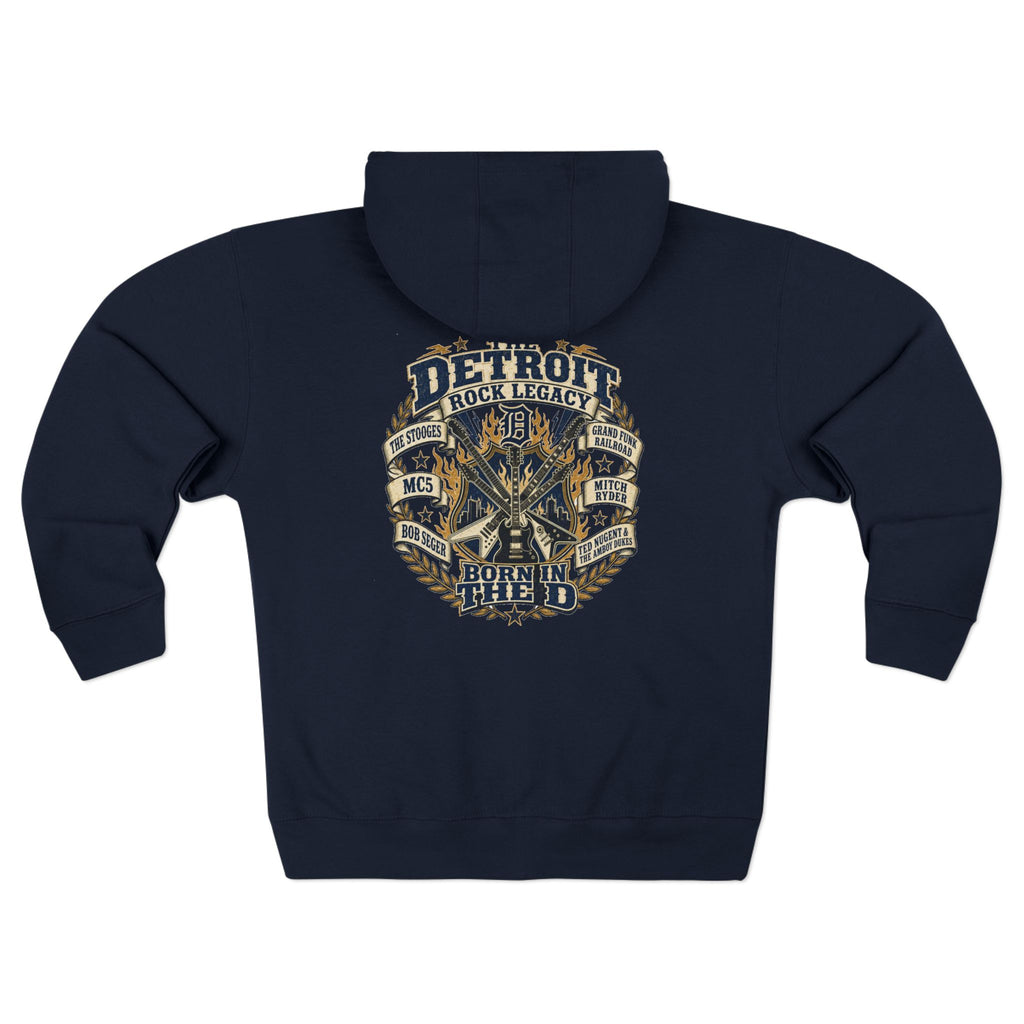 Unisex Zip Hoodie - Detroit Rock Legacy