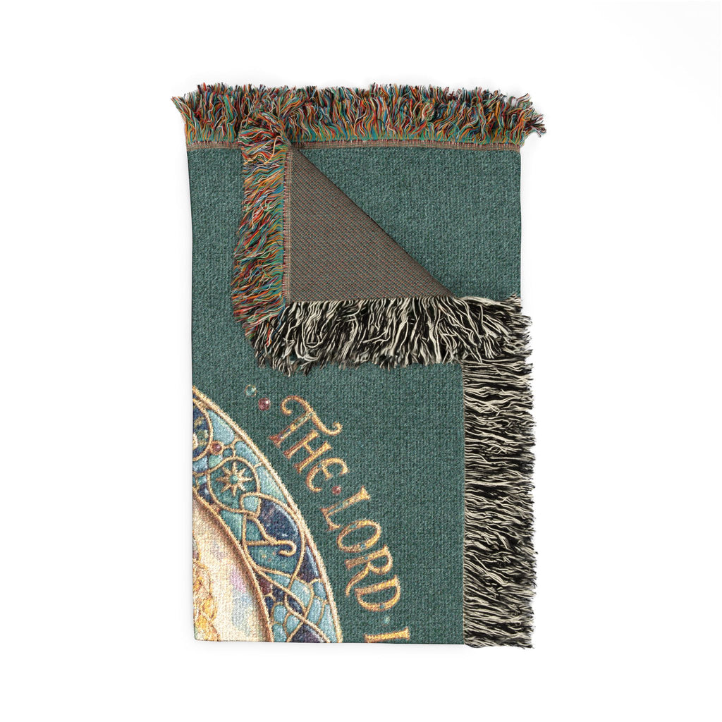 Woven Blanket - “The Lord is my Shpeherd” Psalm 23:1