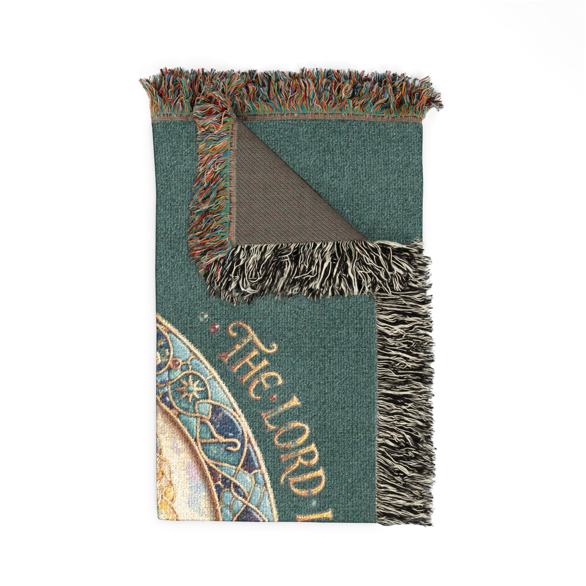 Woven Blanket - “The Lord is my Shpeherd” Psalm 23:1