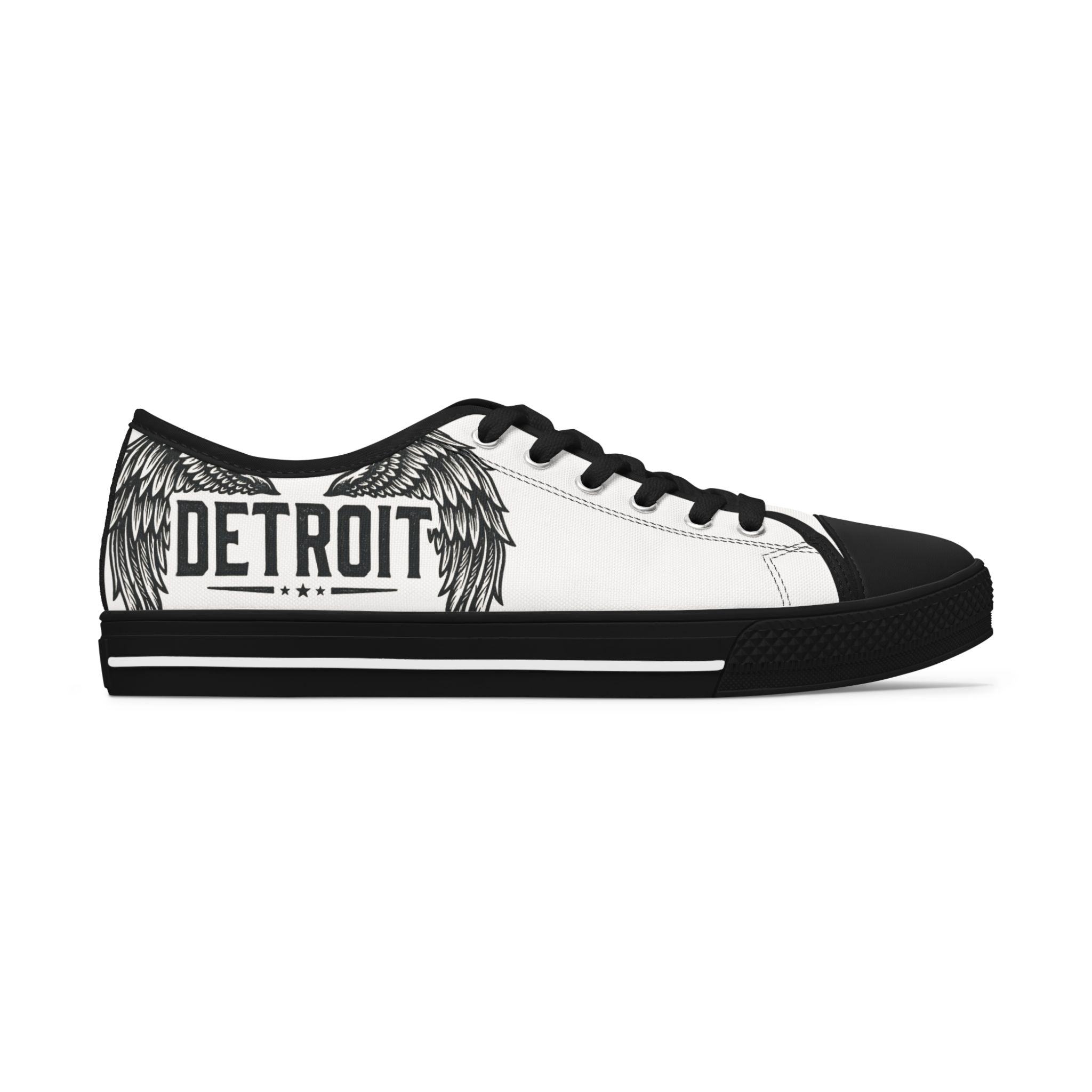 Women's Low Top Sneakers - Detroit Wings