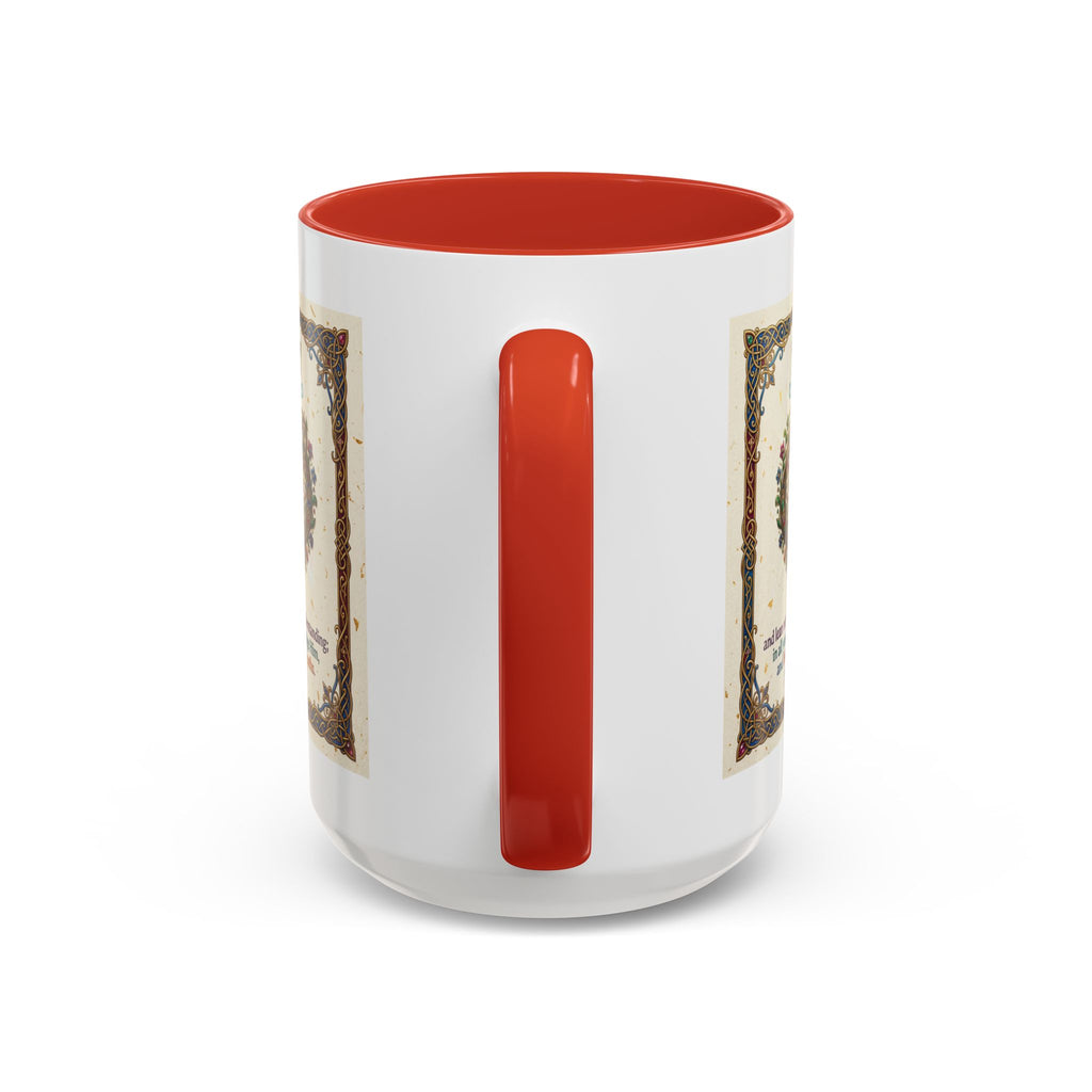 Accent Coffee Mug (11, 15oz) "Trust in the Lord..."  Poverbs 3:5-6