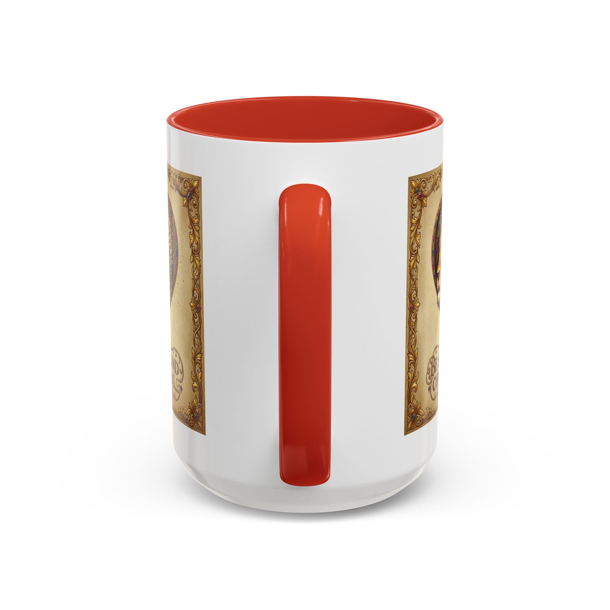 Accent Coffee Mug (11, 15oz) "Be strong and courageous" Joshua 1:9