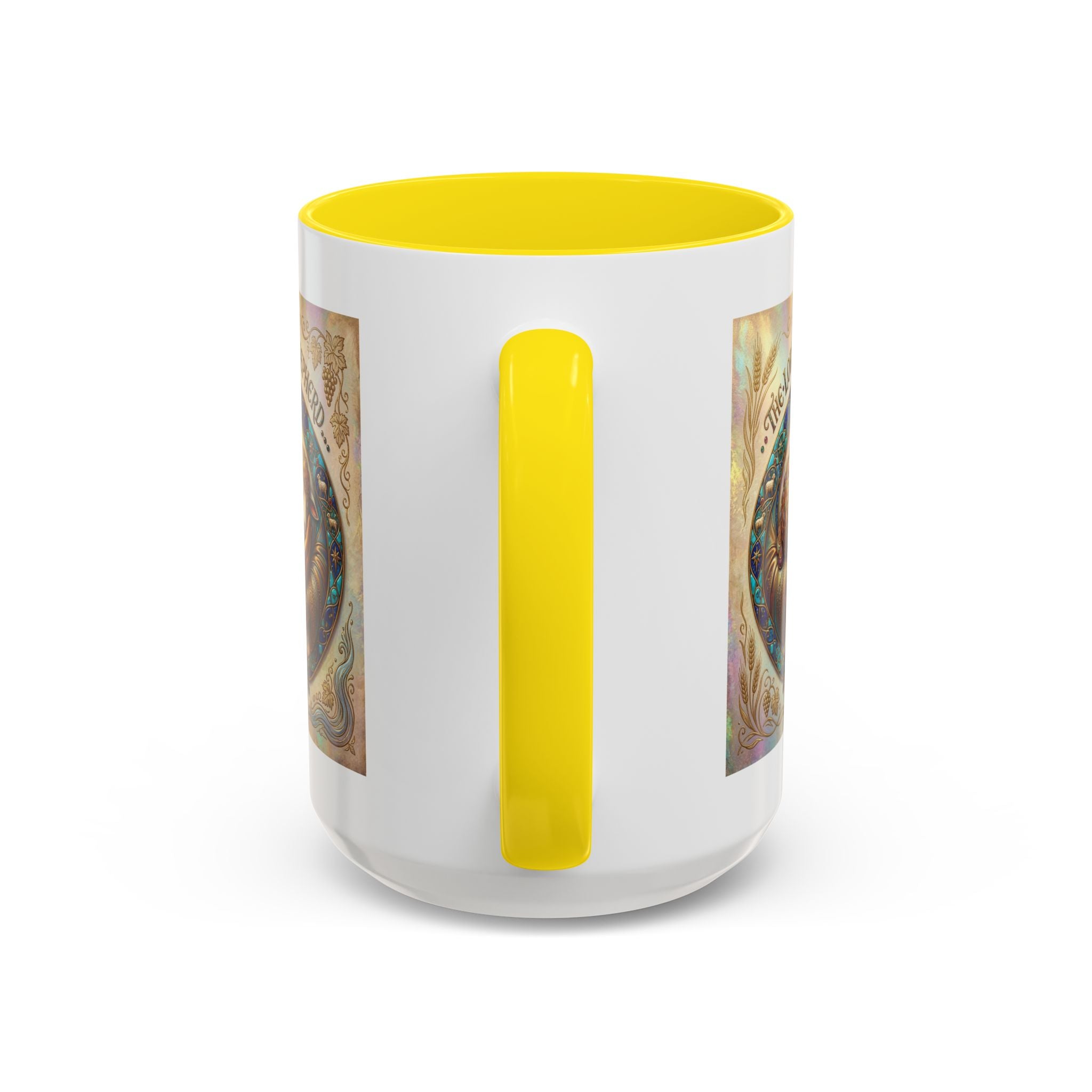 Accent Coffee Mug (11, 15oz) "The Lord is my Shepherd" Psalms 23:1