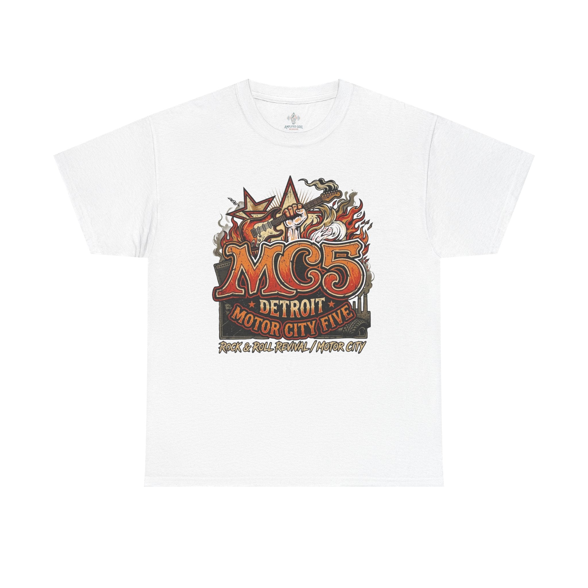 Unisex Heavy Cotton Tee MC5 Rock Revolution