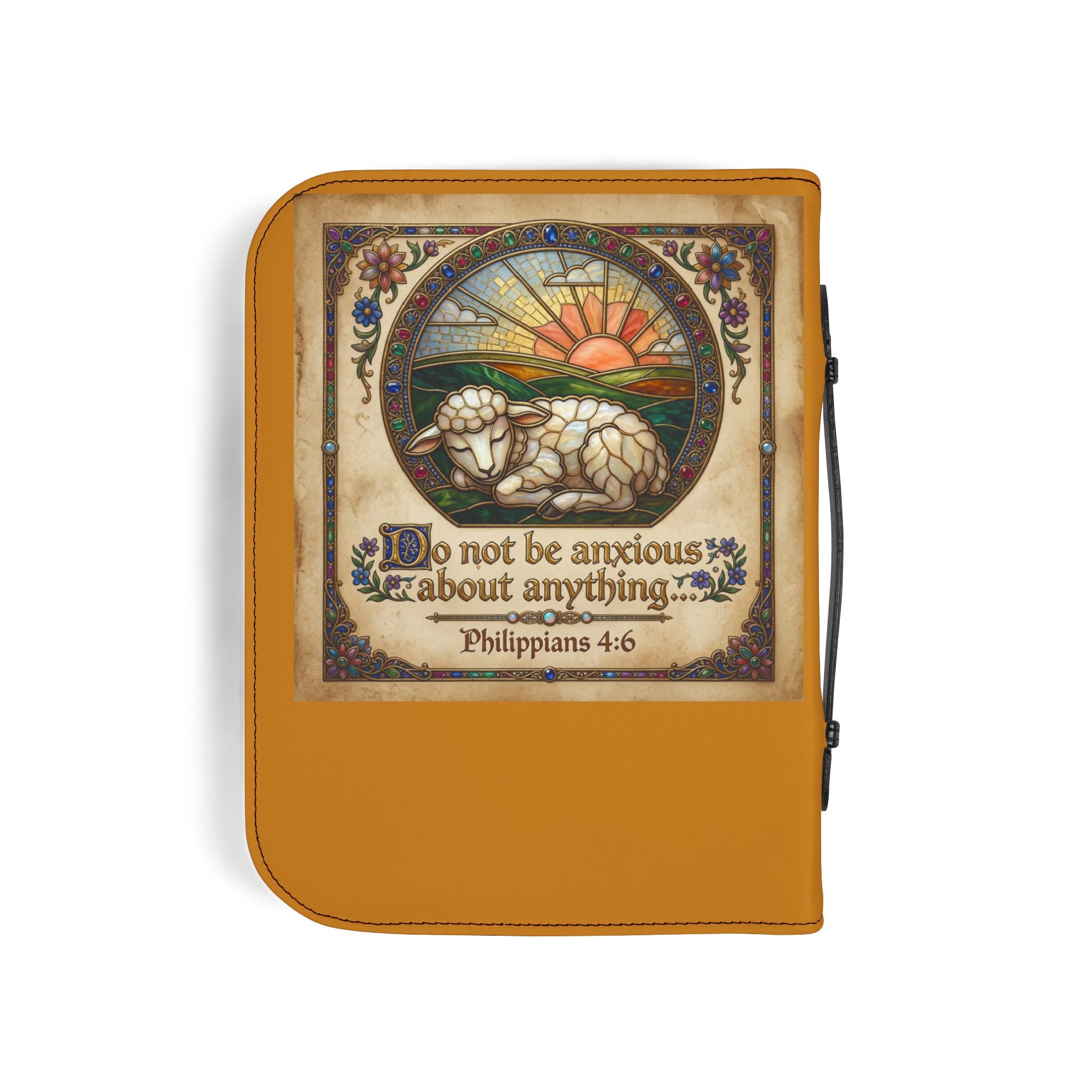 Bible Cover - “Be not anxious about anything…”