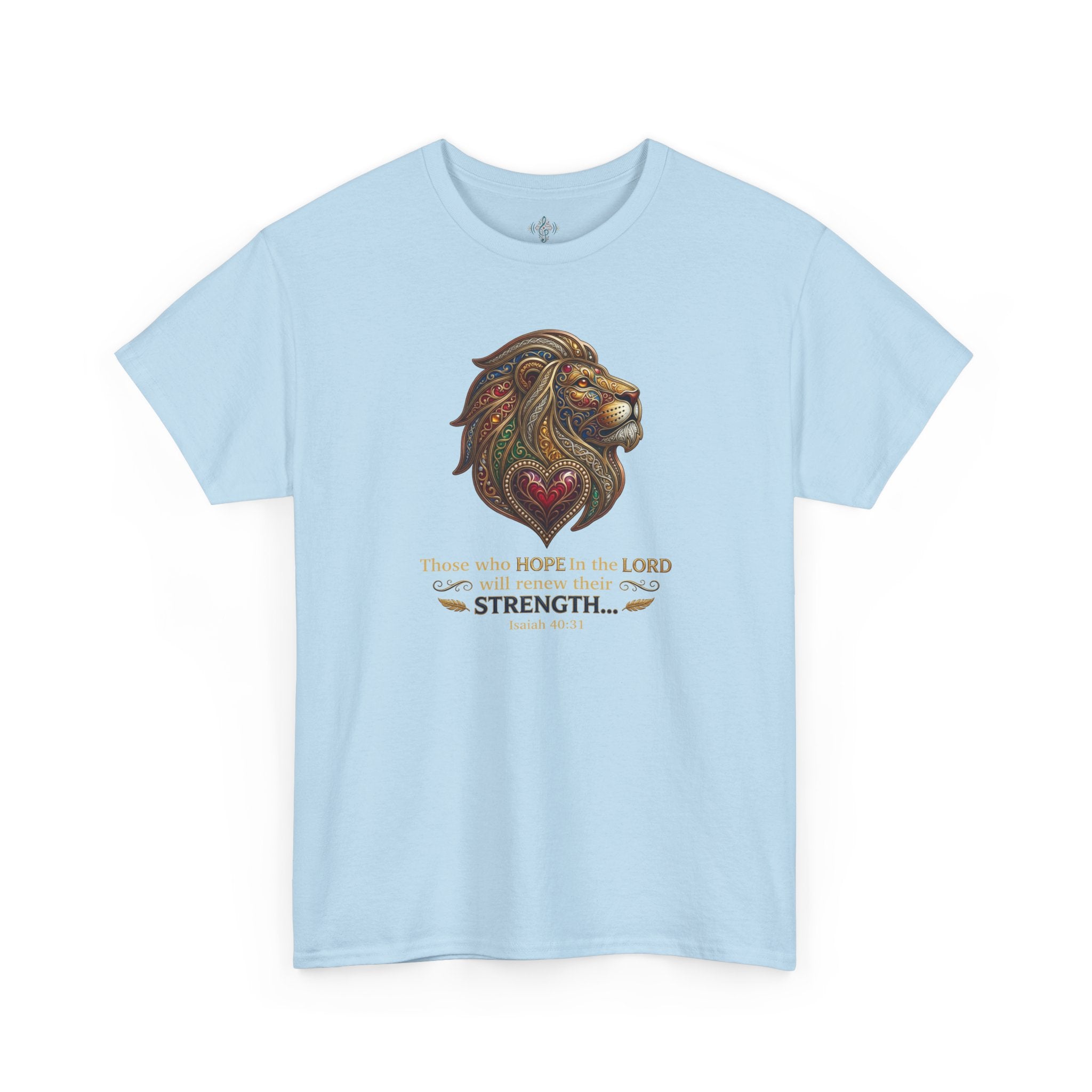 Unisex Heavy Cotton Tee - “ Those who hope in the Lord… “ Isaiah 40:31