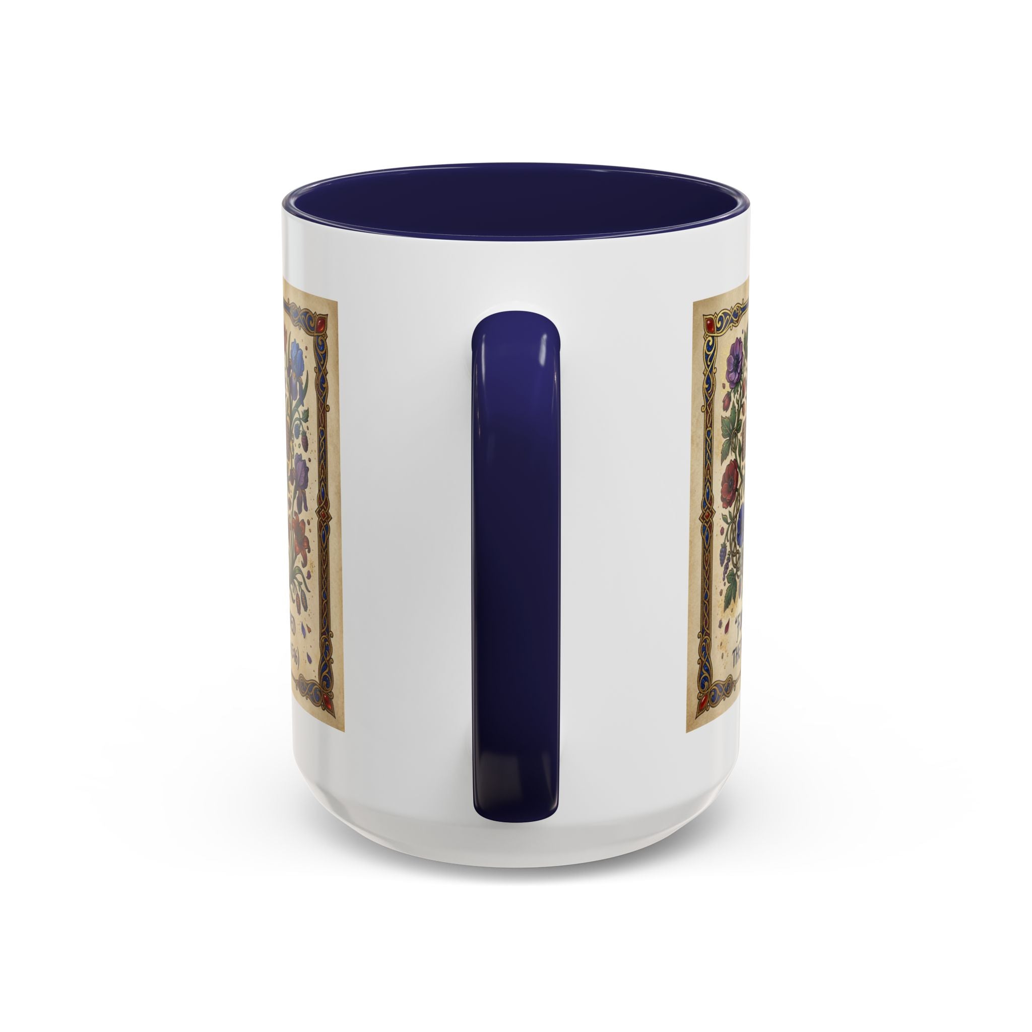 Accent Coffee Mug (11, 15oz) "For God so loved the world" John 3:16