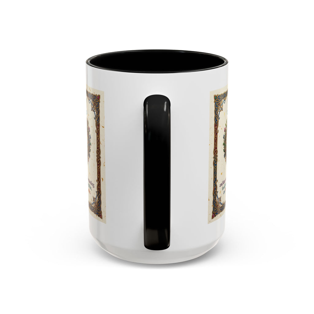 Accent Coffee Mug (11, 15oz) "Trust in the Lord..."  Poverbs 3:5-6