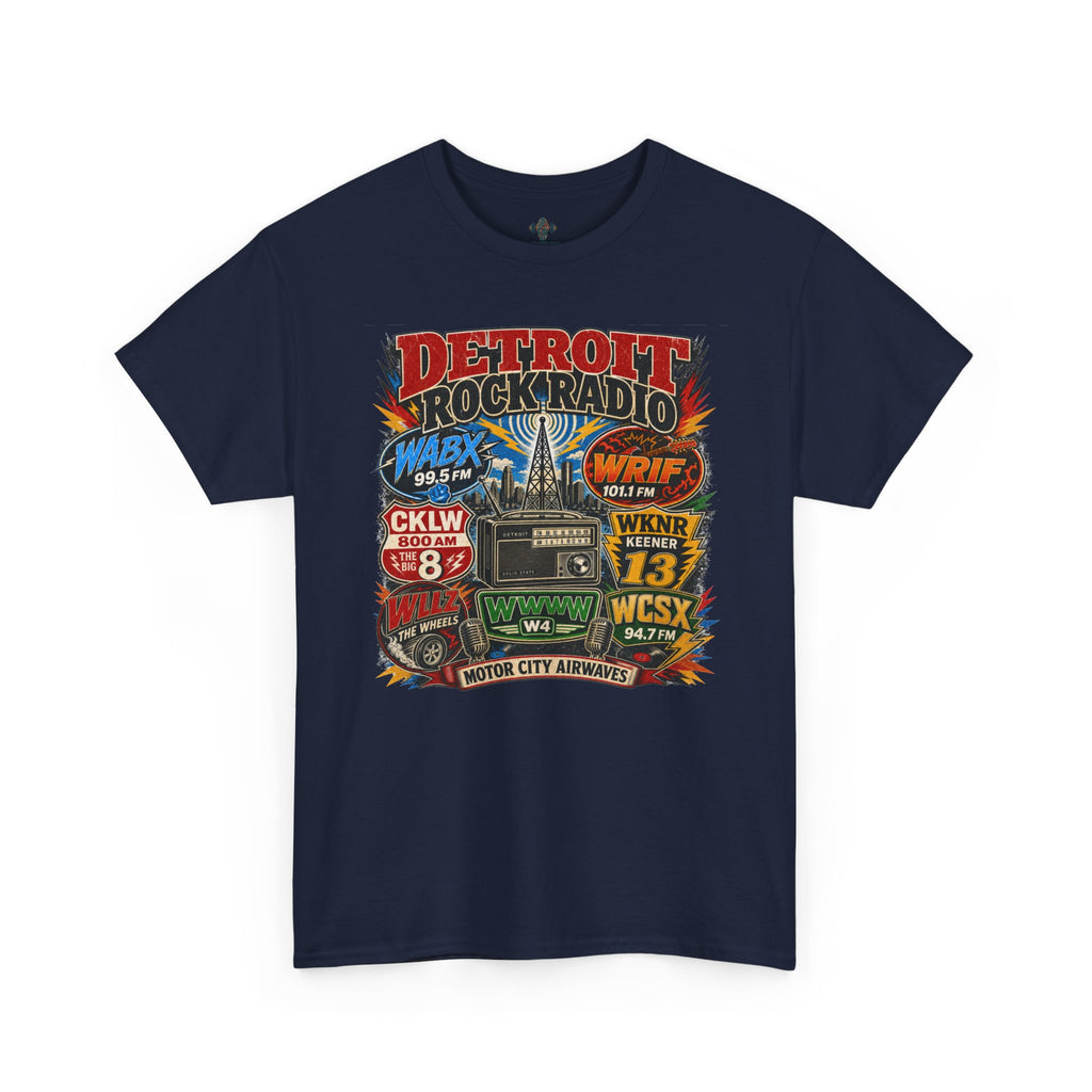 Unisex Heavy Cotton Tee Detroit Rock Radio