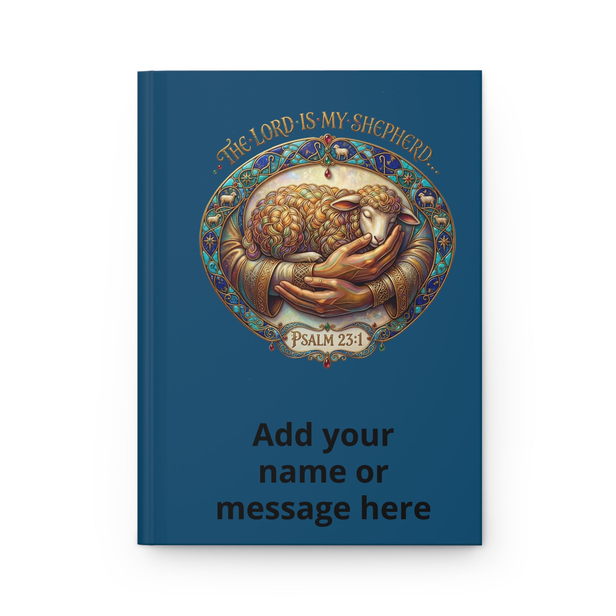 Personalized Hardcover Journal Matte - "The Lord is my Shepherd..."