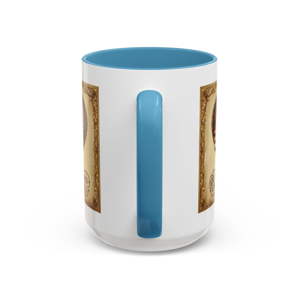 Accent Coffee Mug (11, 15oz) "Be strong and courageous" Joshua 1:9