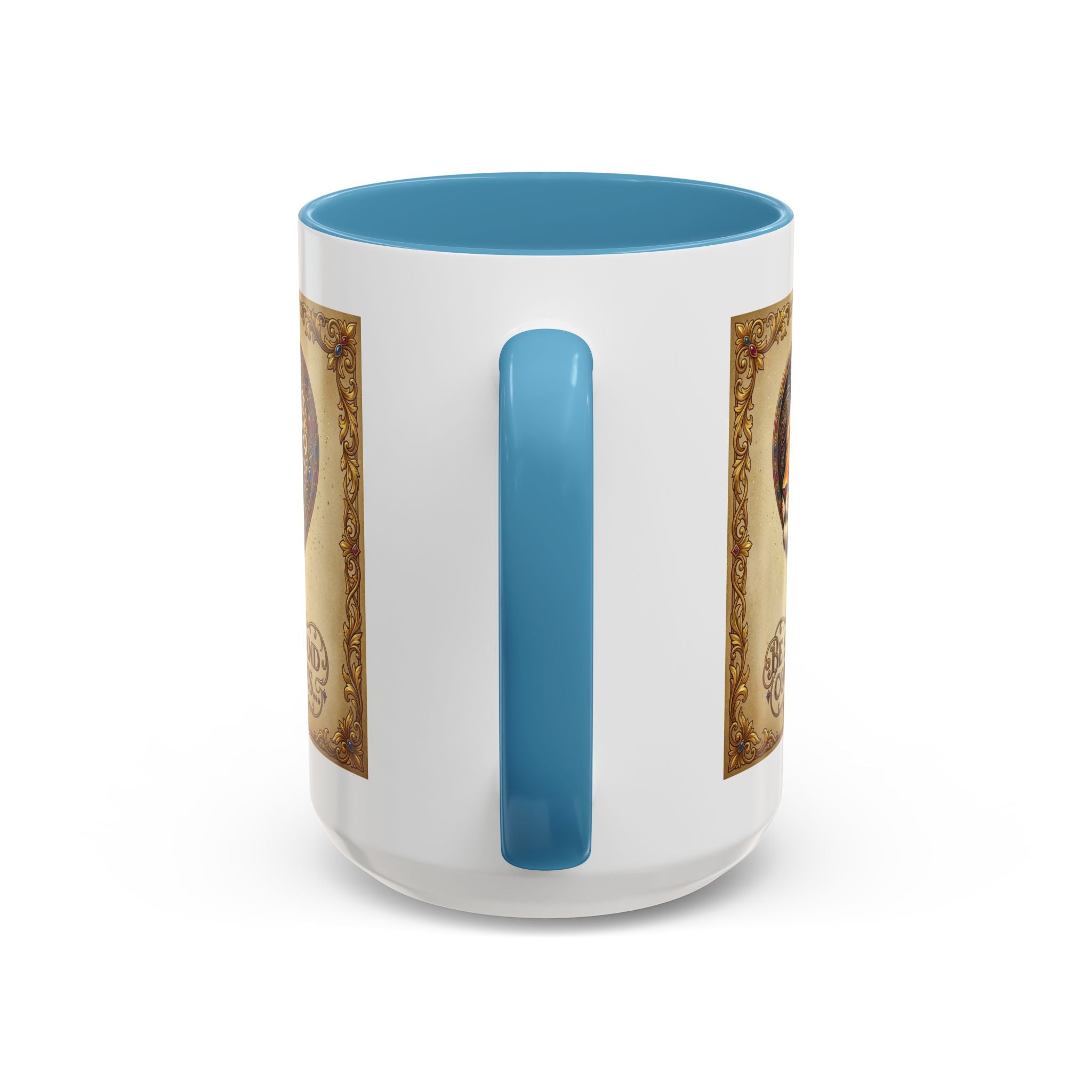 Accent Coffee Mug (11, 15oz) "Be strong and courageous" Joshua 1:9