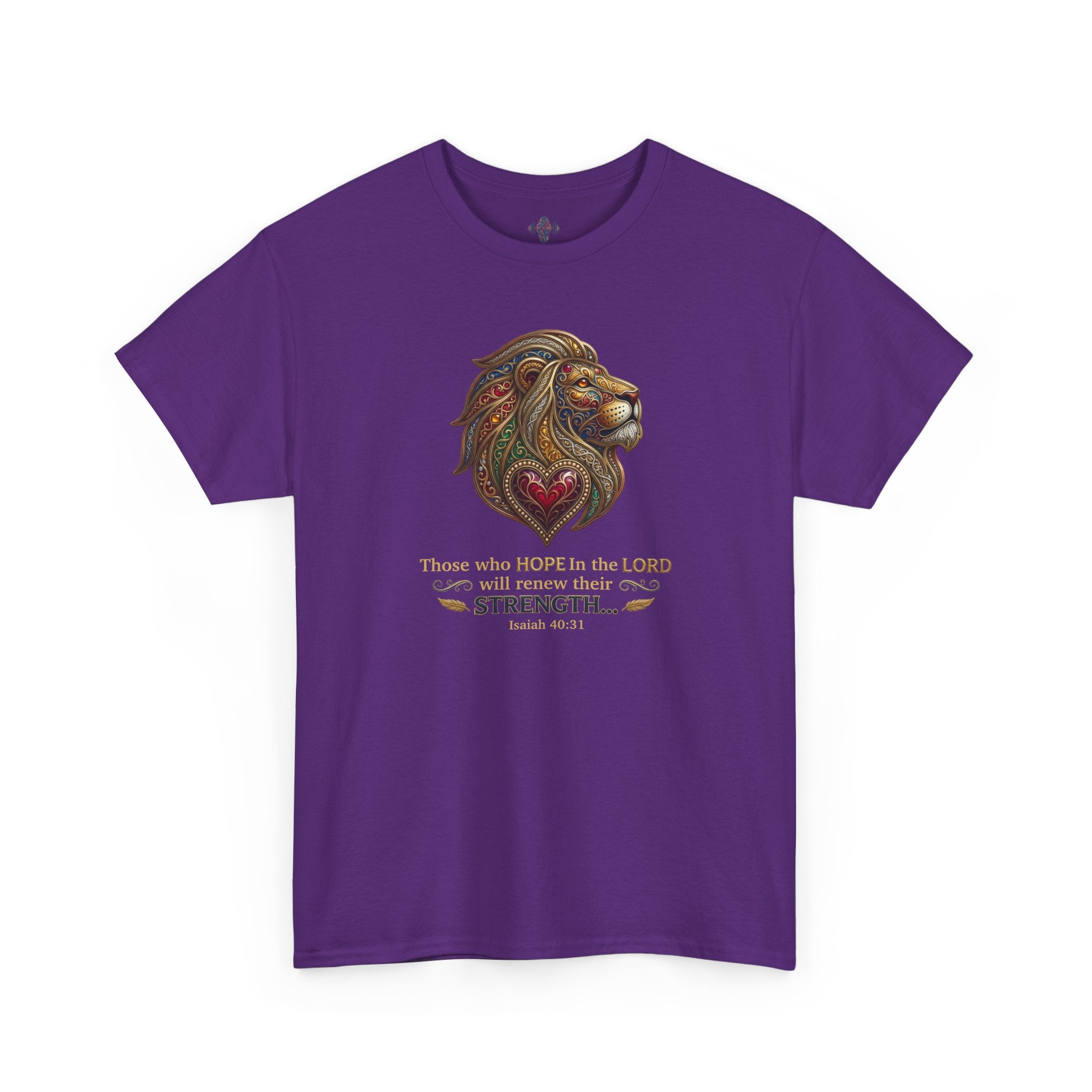 Unisex Heavy Cotton Tee - “ Those who hope in the Lord… “ Isaiah 40:31
