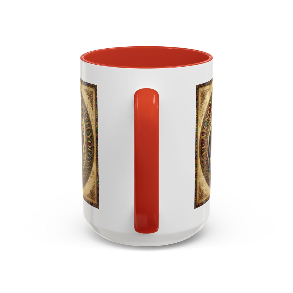 Accent Coffee Mug (11, 15oz) "Fear not, for I am with you" Isaiah 41:10