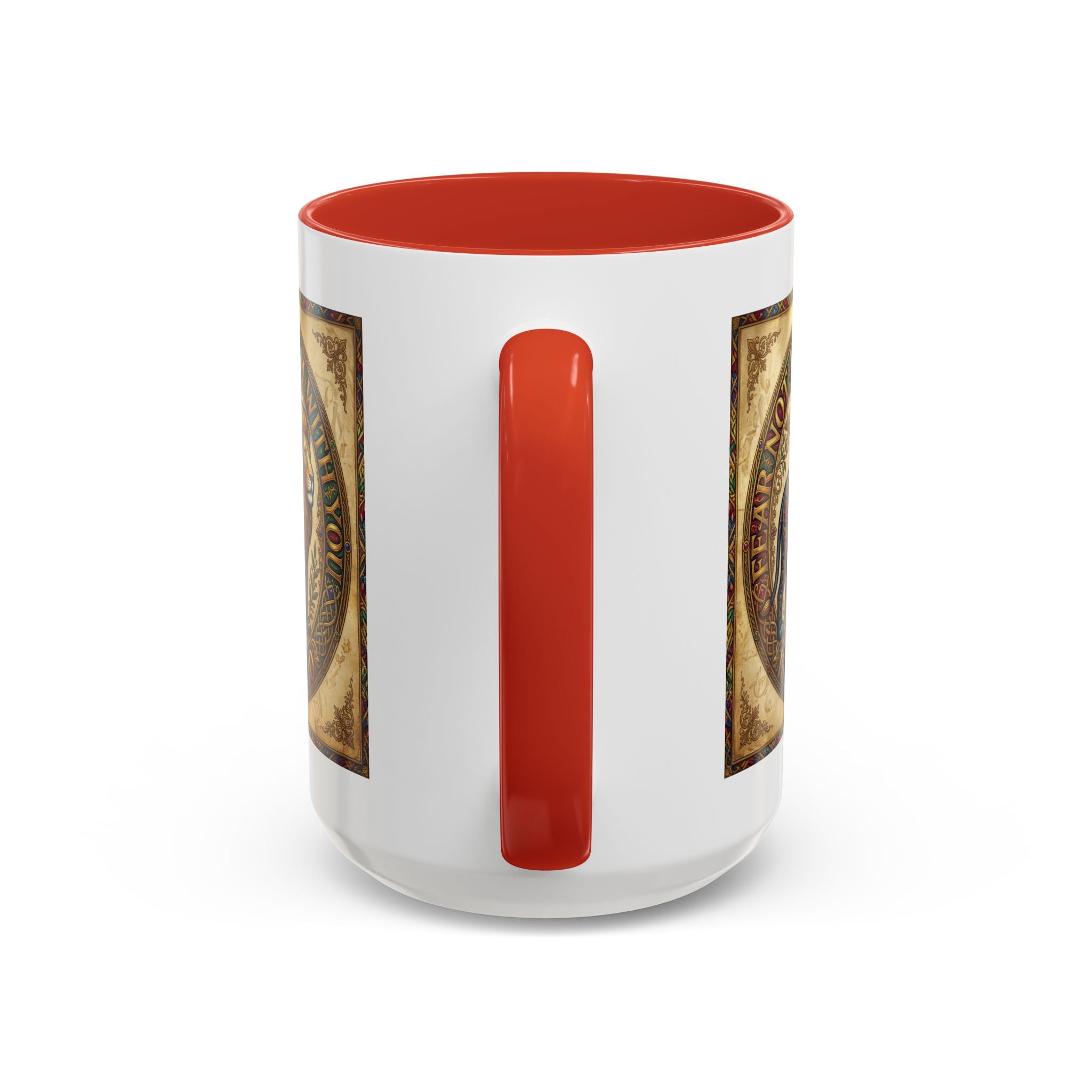 Accent Coffee Mug (11, 15oz) "Fear not, for I am with you" Isaiah 41:10