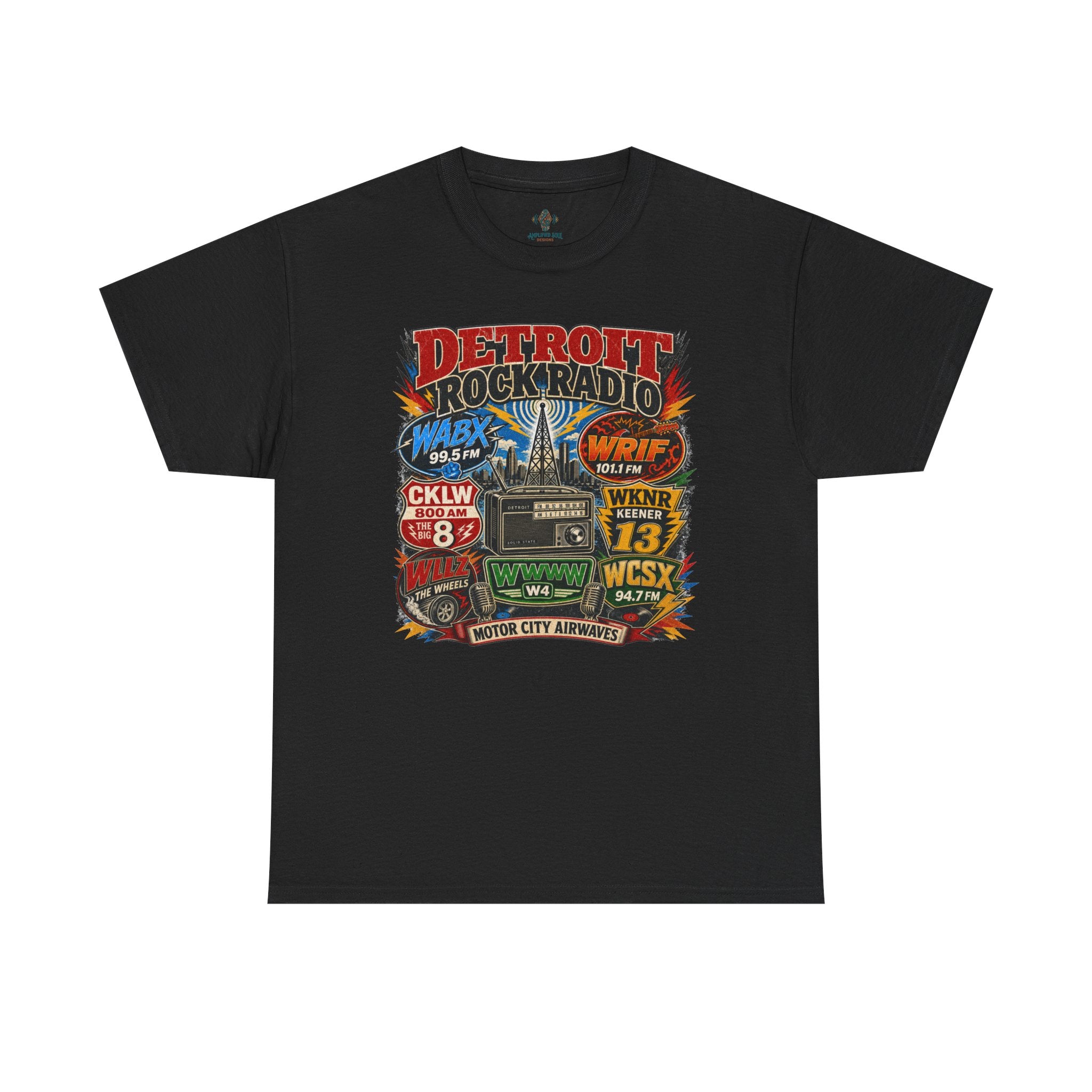 Unisex Heavy Cotton Tee Detroit Rock Radio