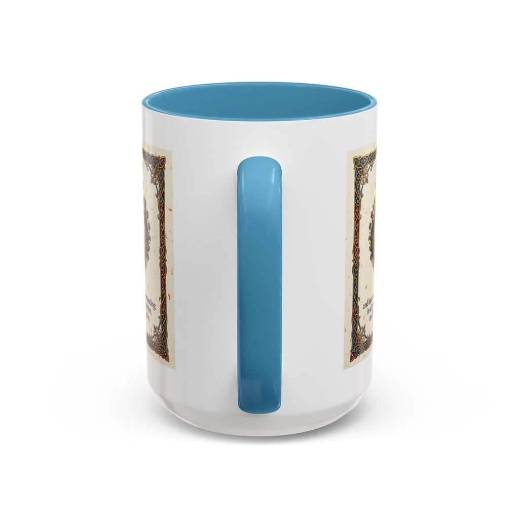 Accent Coffee Mug (11, 15oz) "Trust in the Lord..."  Poverbs 3:5-6